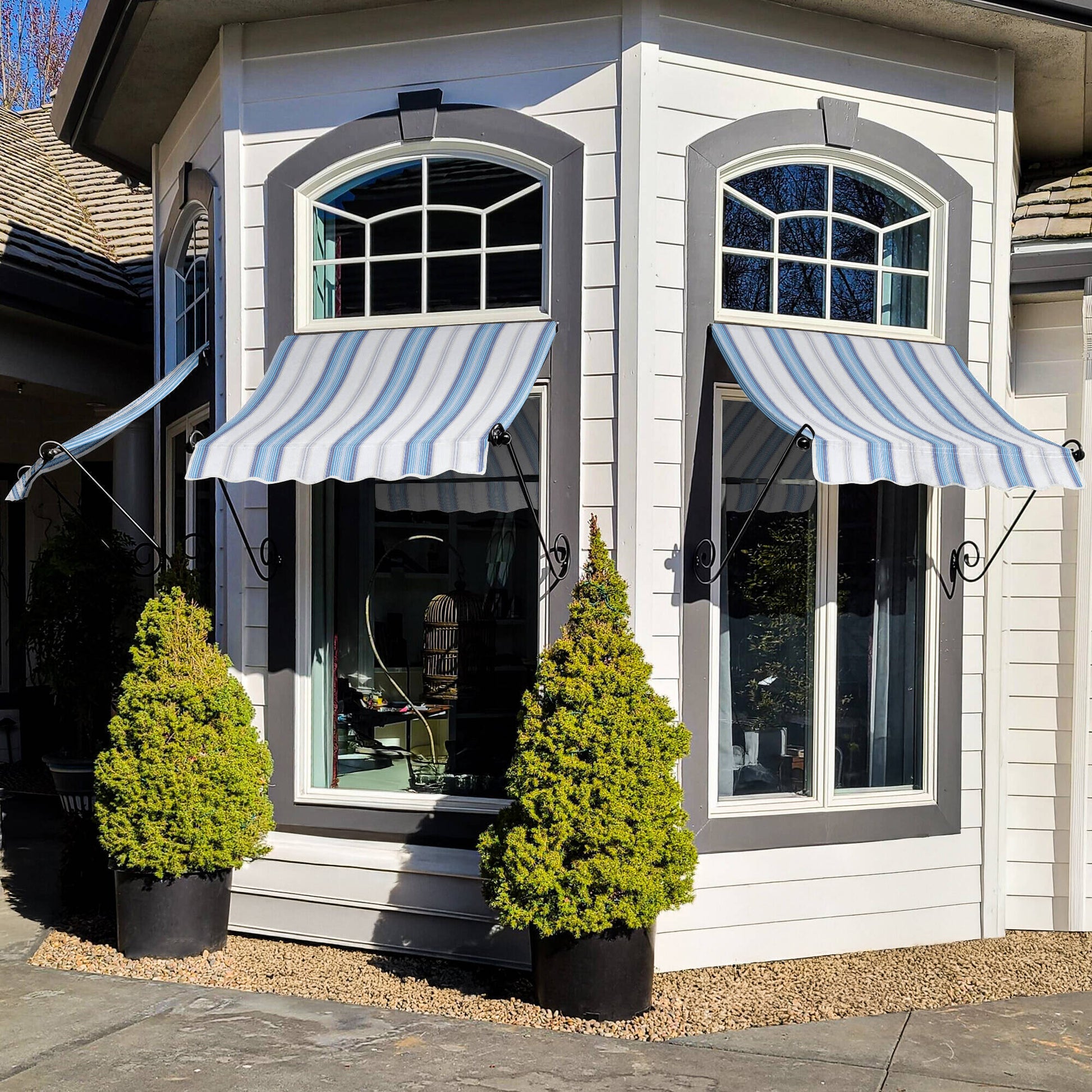 Large Charleston Awning - Awntech Corporation