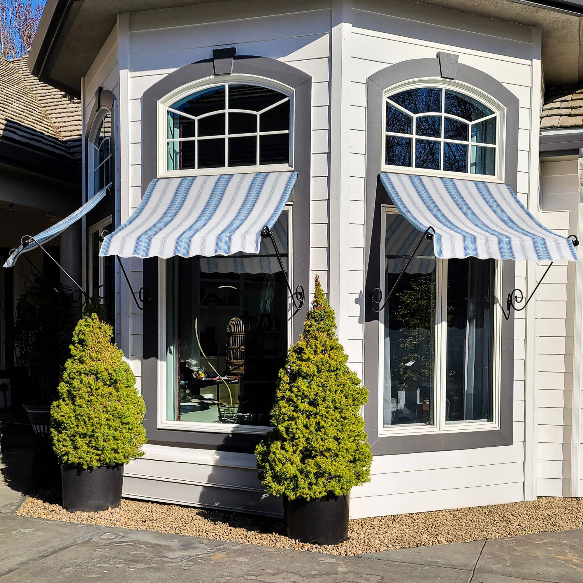 Large Charleston Awning - Awntech Corporation