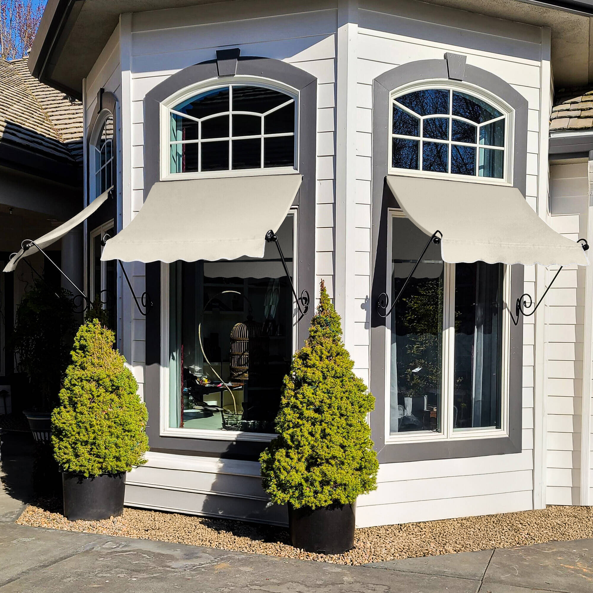 Large Charleston Awning - Awntech Corporation