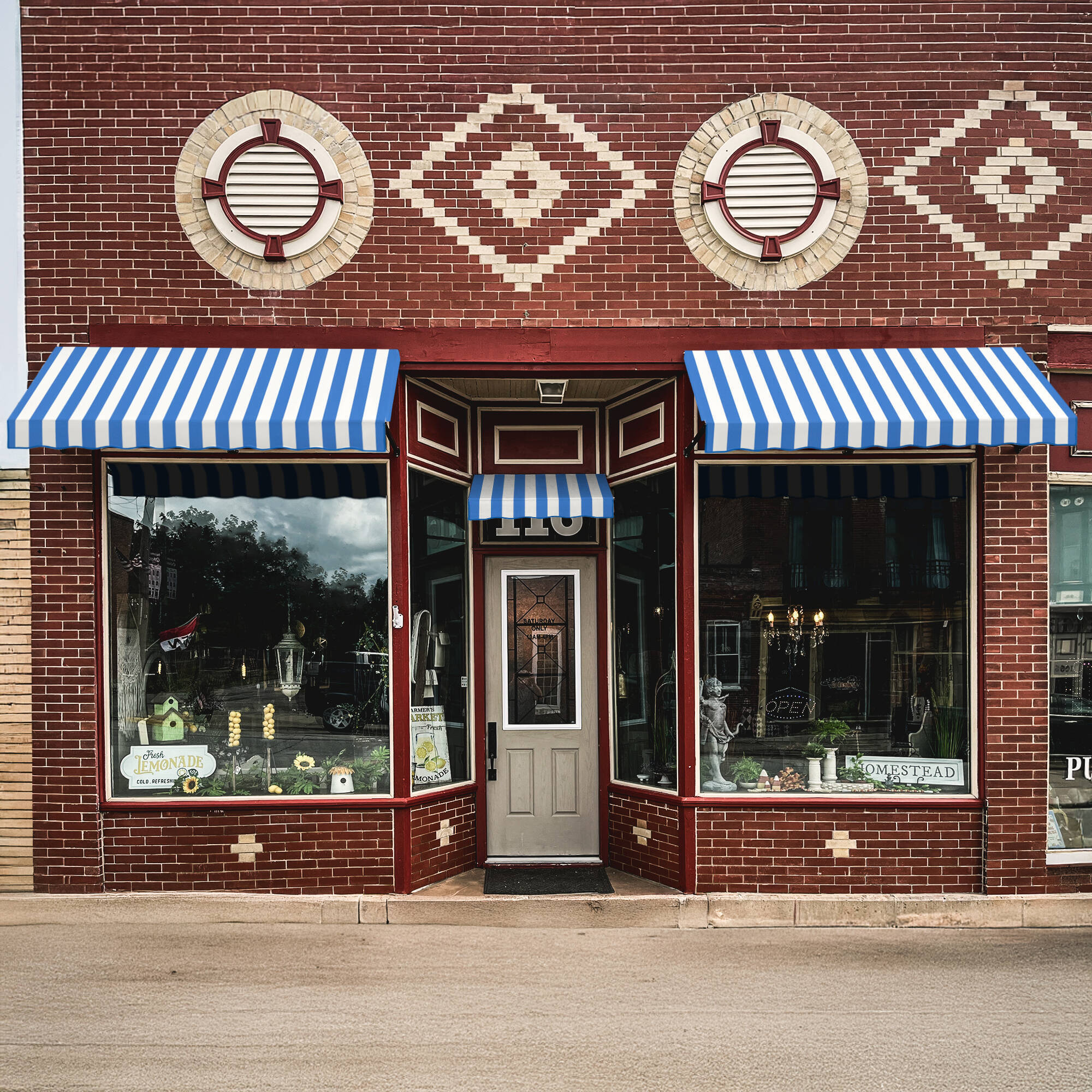 Small Dallas Retro® Awning - Awntech Corporation