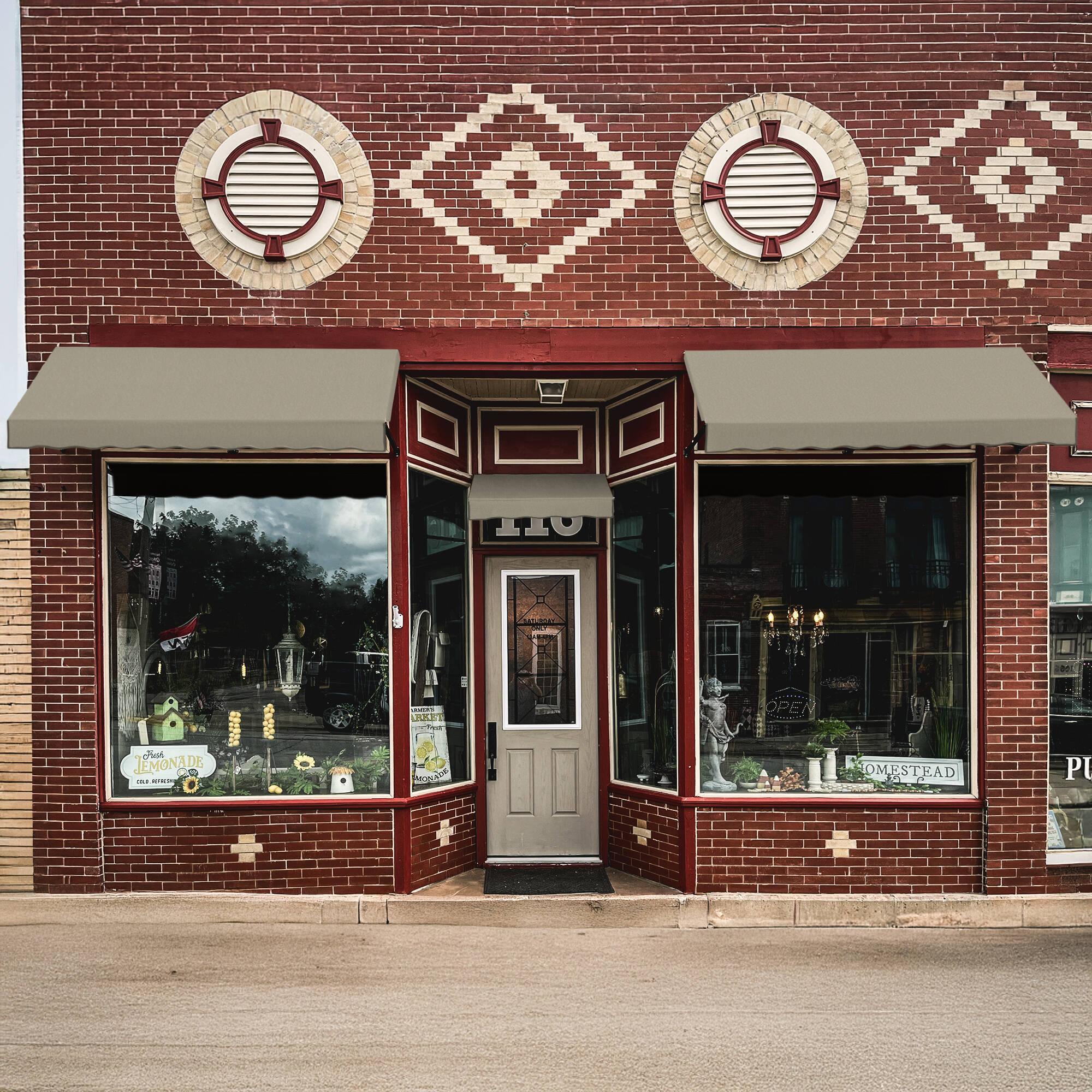 Small Dallas Retro® Awning - Awntech Corporation