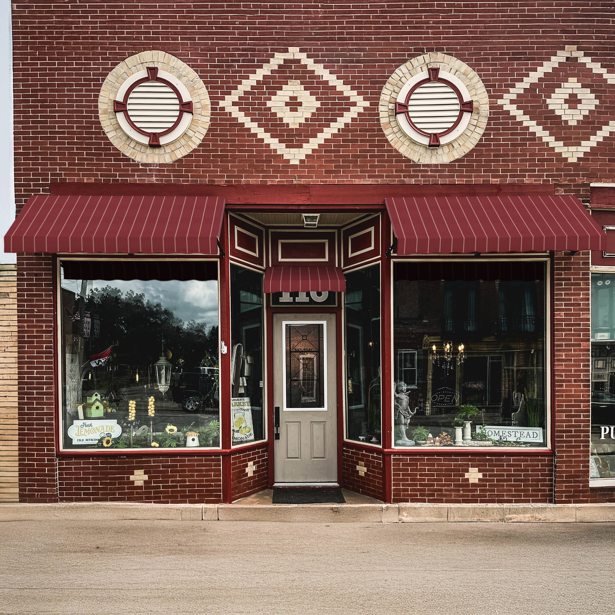 Small Dallas Retro® Awning - Awntech Corporation