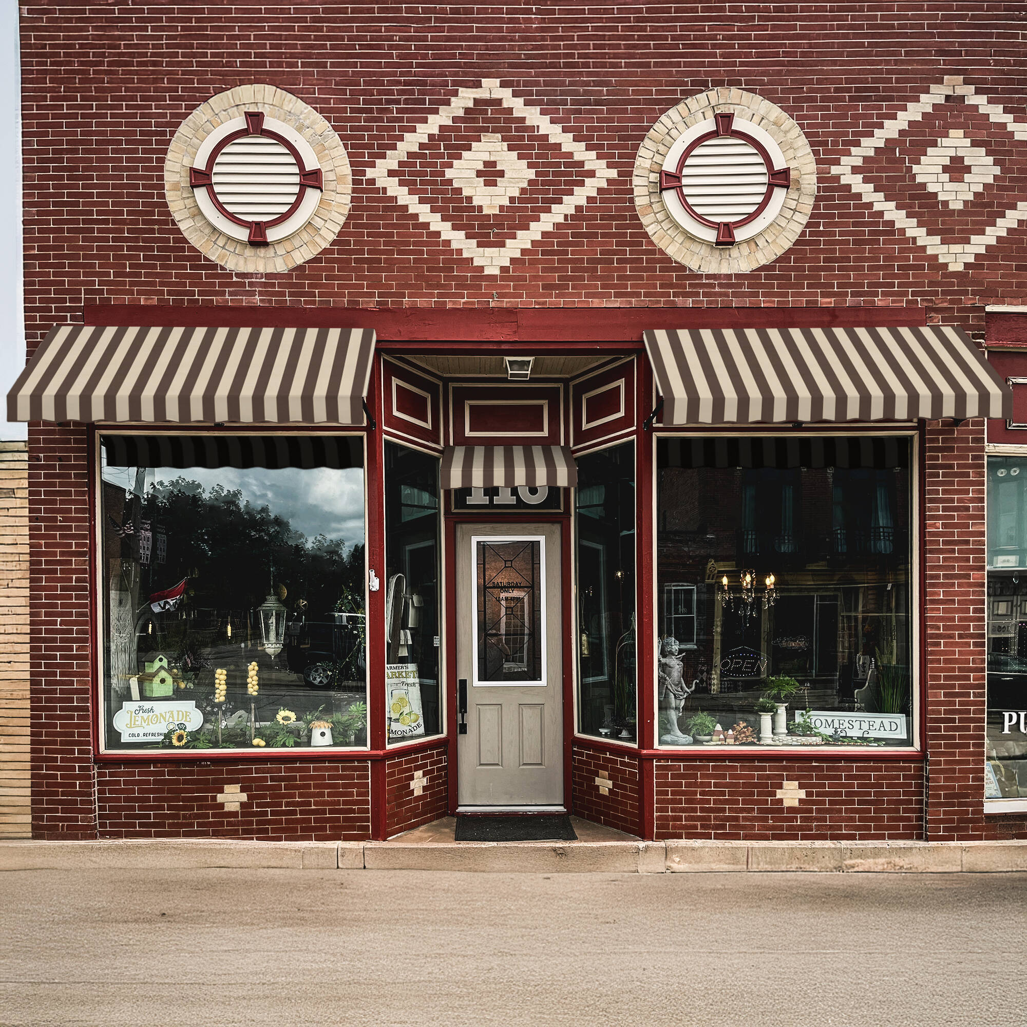 Small Dallas Retro® Awning - Awntech Corporation