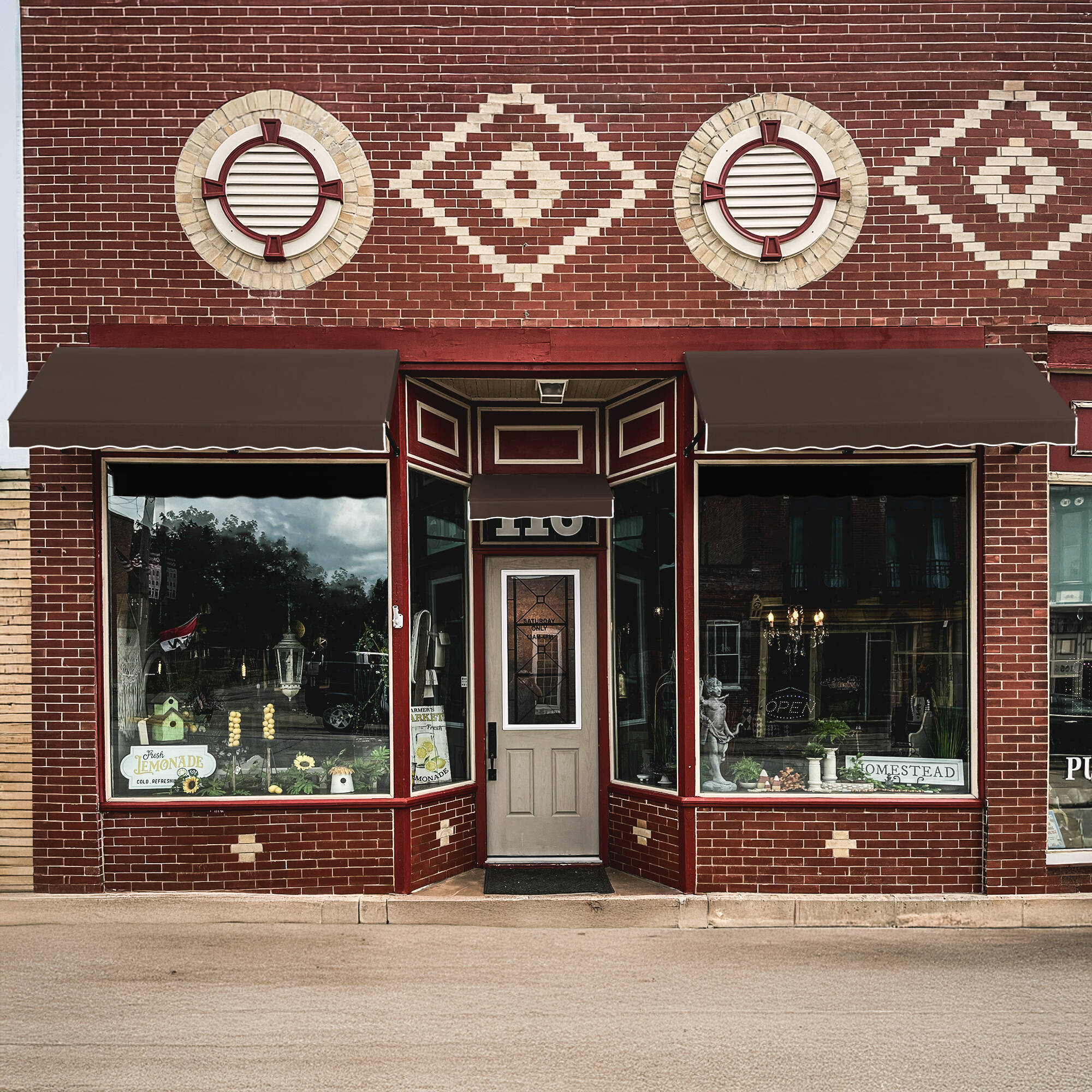 Small Dallas Retro® Awning - Awntech Corporation