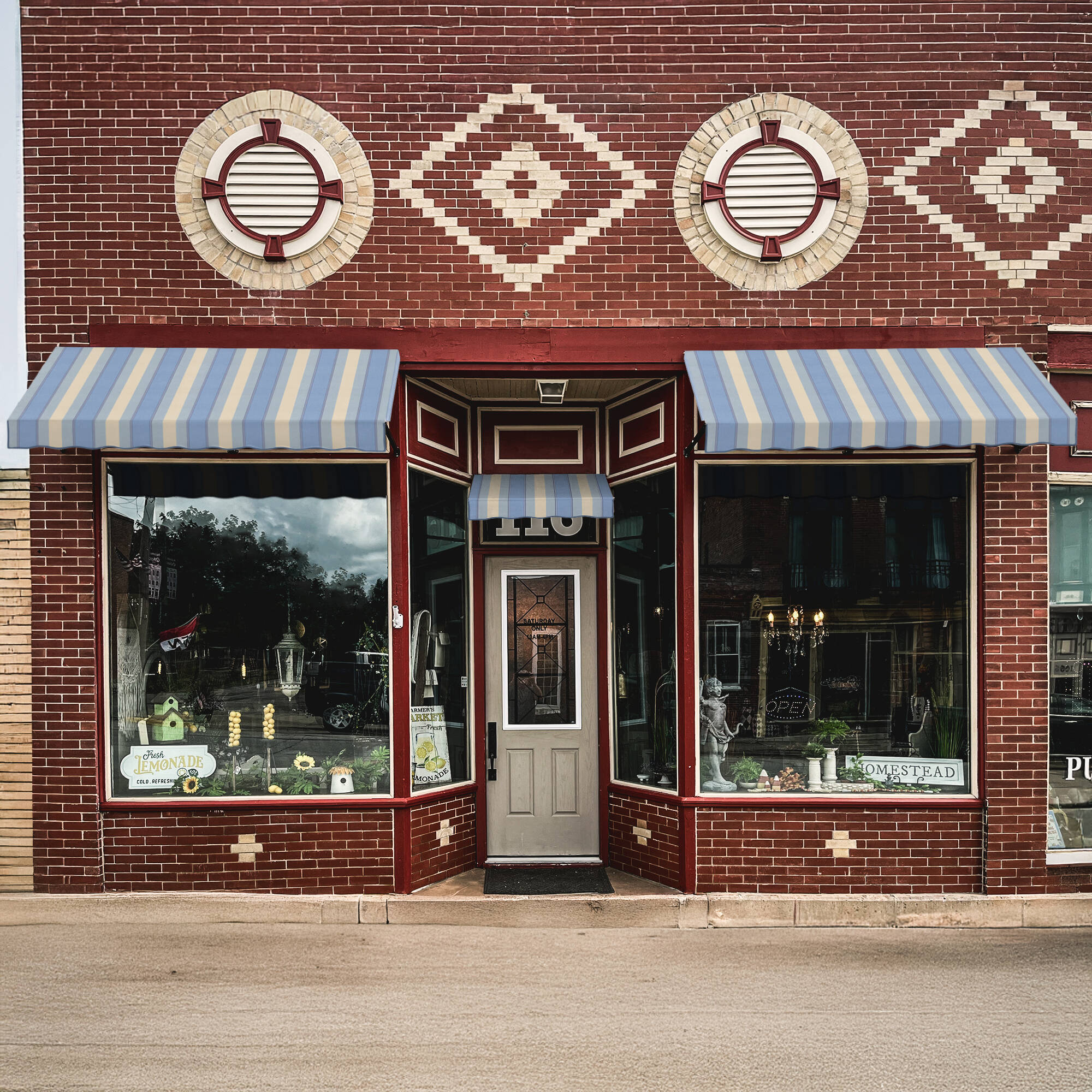 Small Dallas Retro® Awning - Awntech Corporation