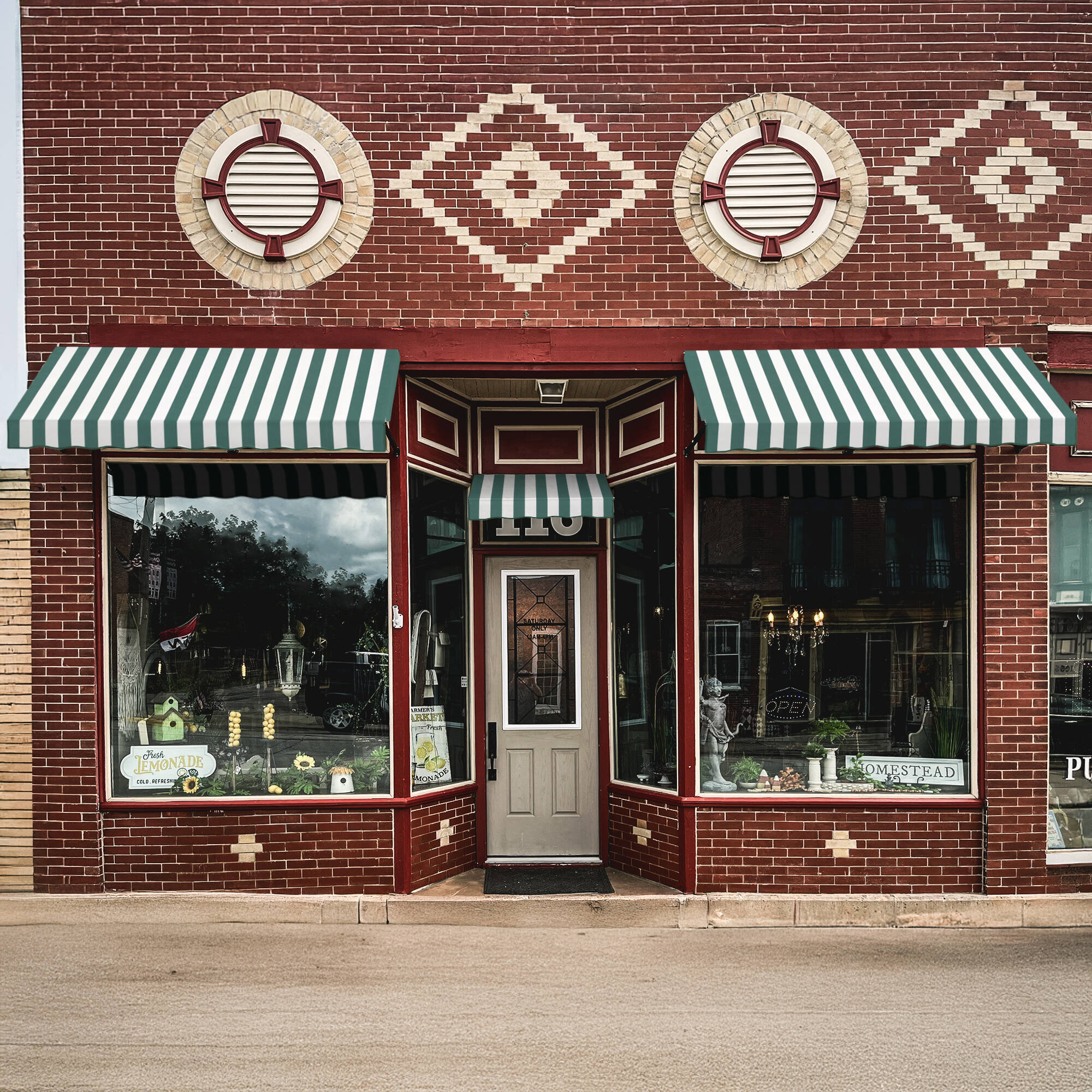 Small Dallas Retro® Awning - Awntech Corporation