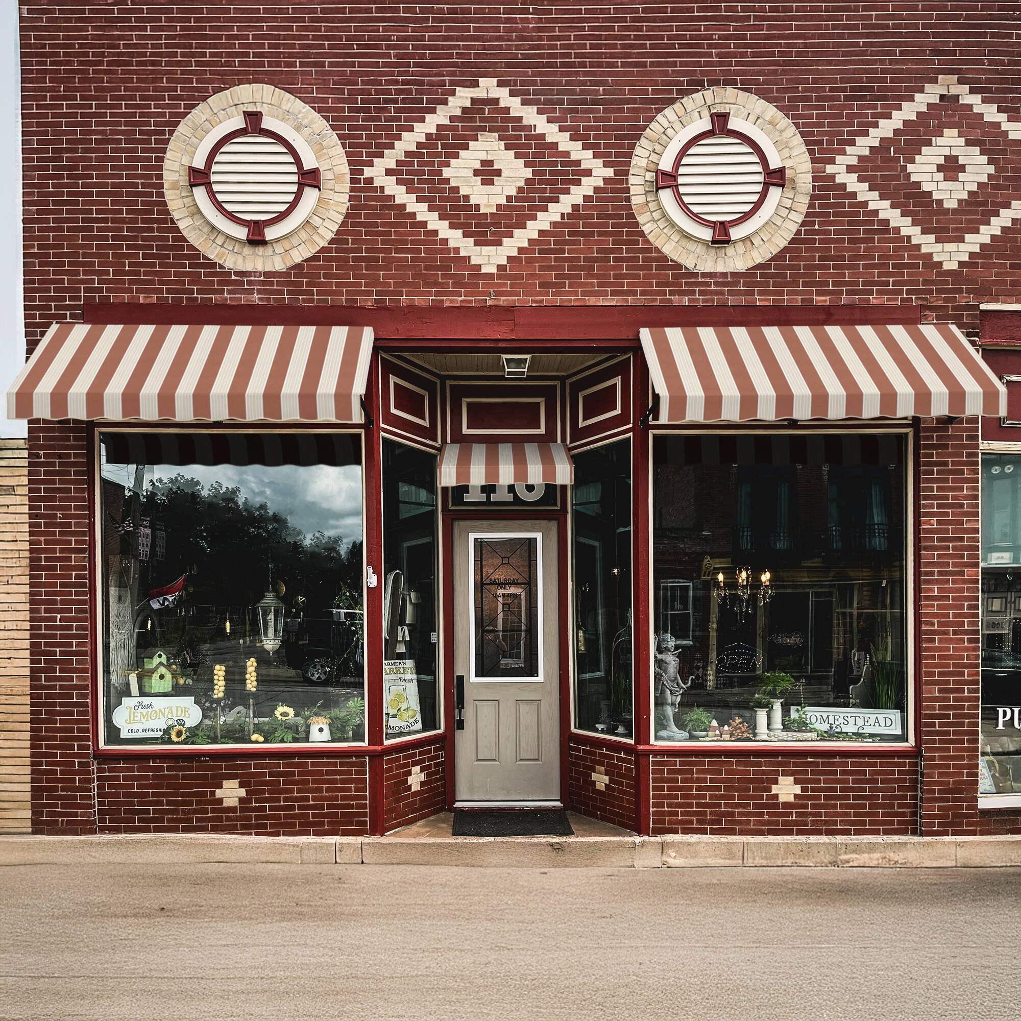 Small Dallas Retro® Awning - Awntech Corporation