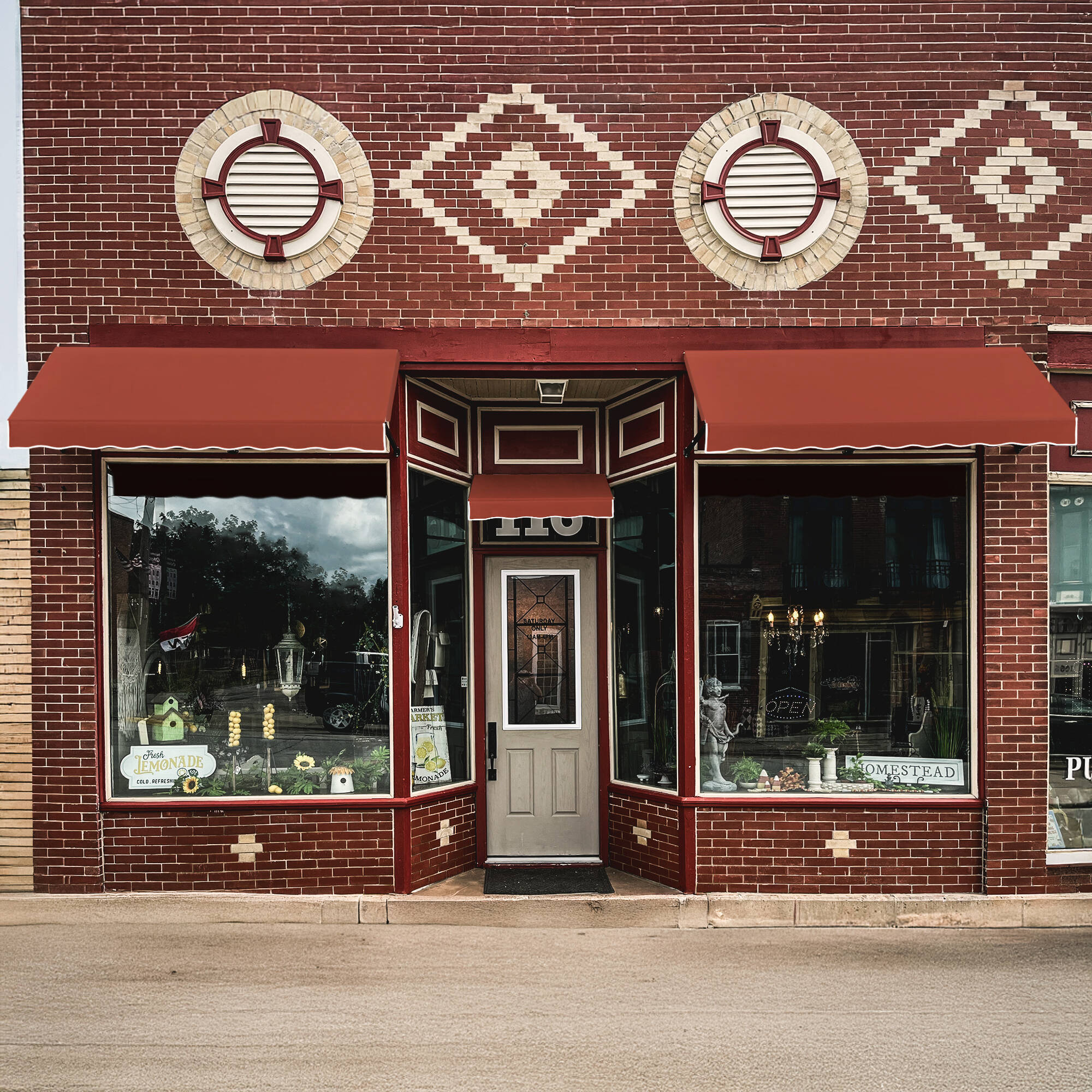 Small Dallas Retro® Awning - Awntech Corporation