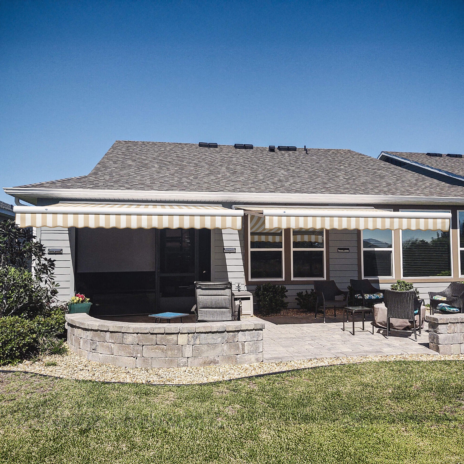 Key West® Right Motor Awning - Awntech Corporation