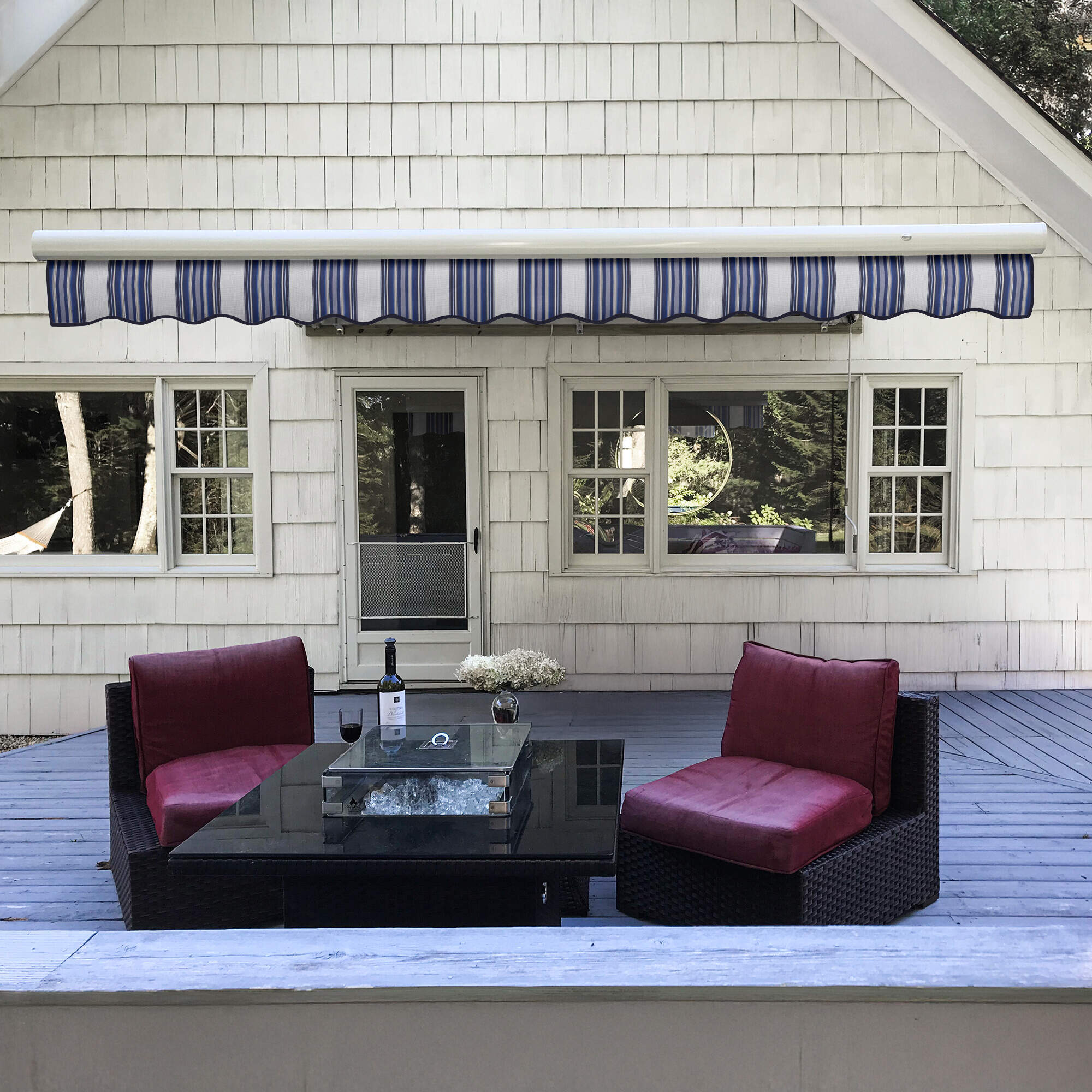 Key West® Right Motor Awning - Awntech Corporation