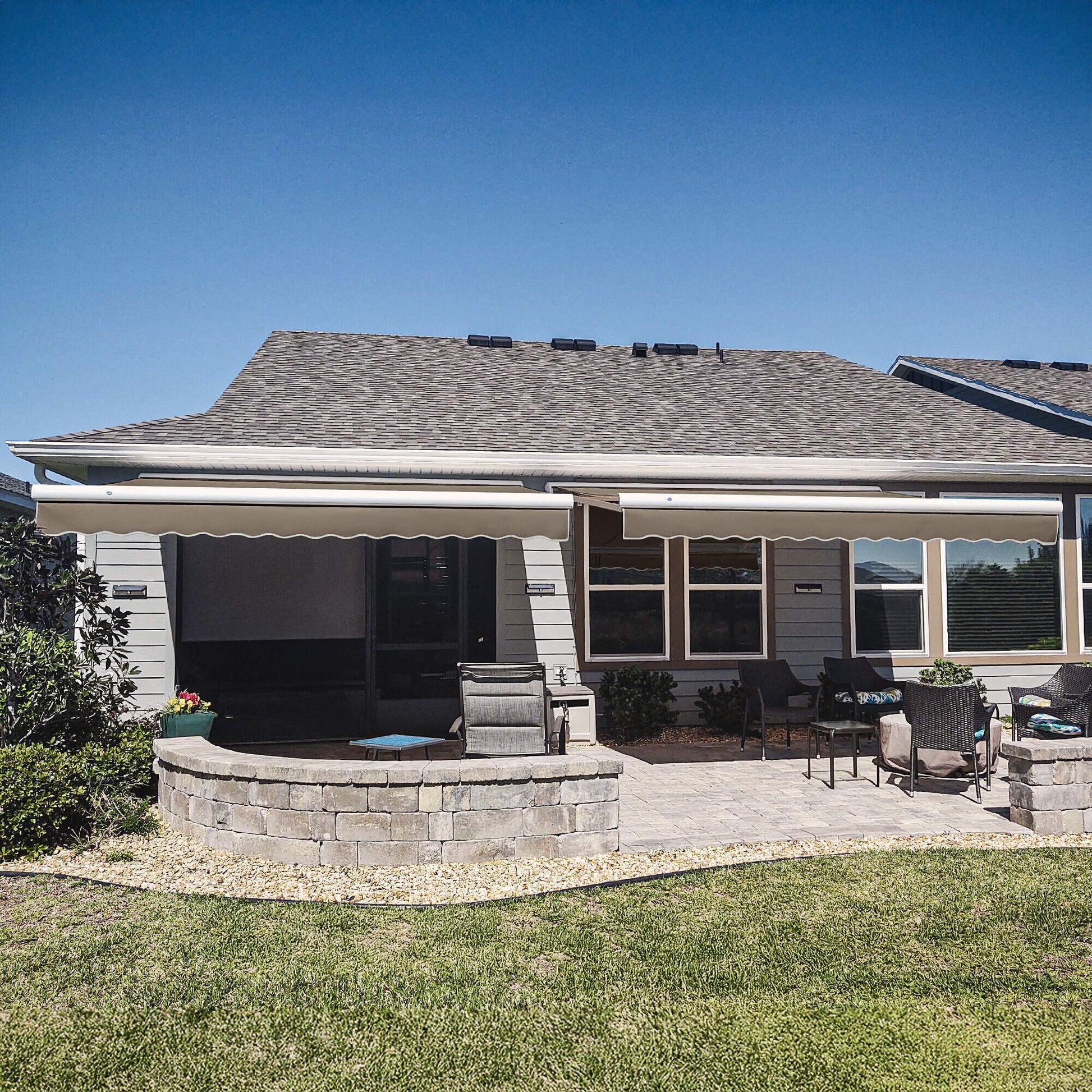 Key West® Right Motor Awning - Awntech Corporation