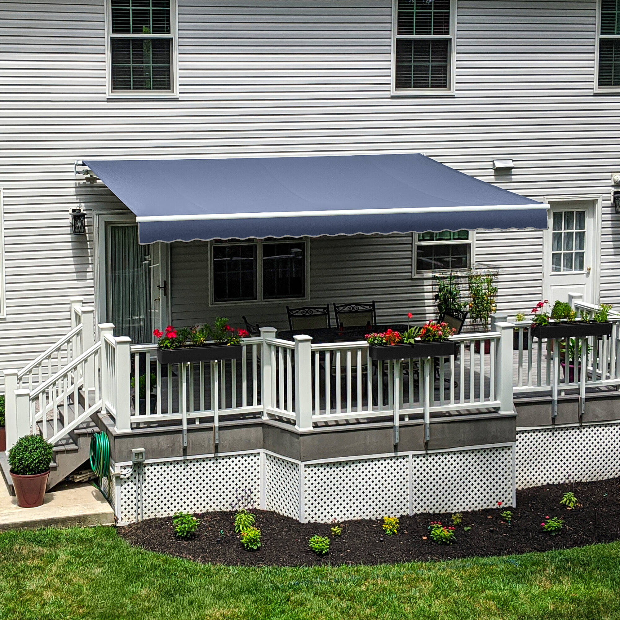 Maui® Left Motor Awning - Awntech Corporation