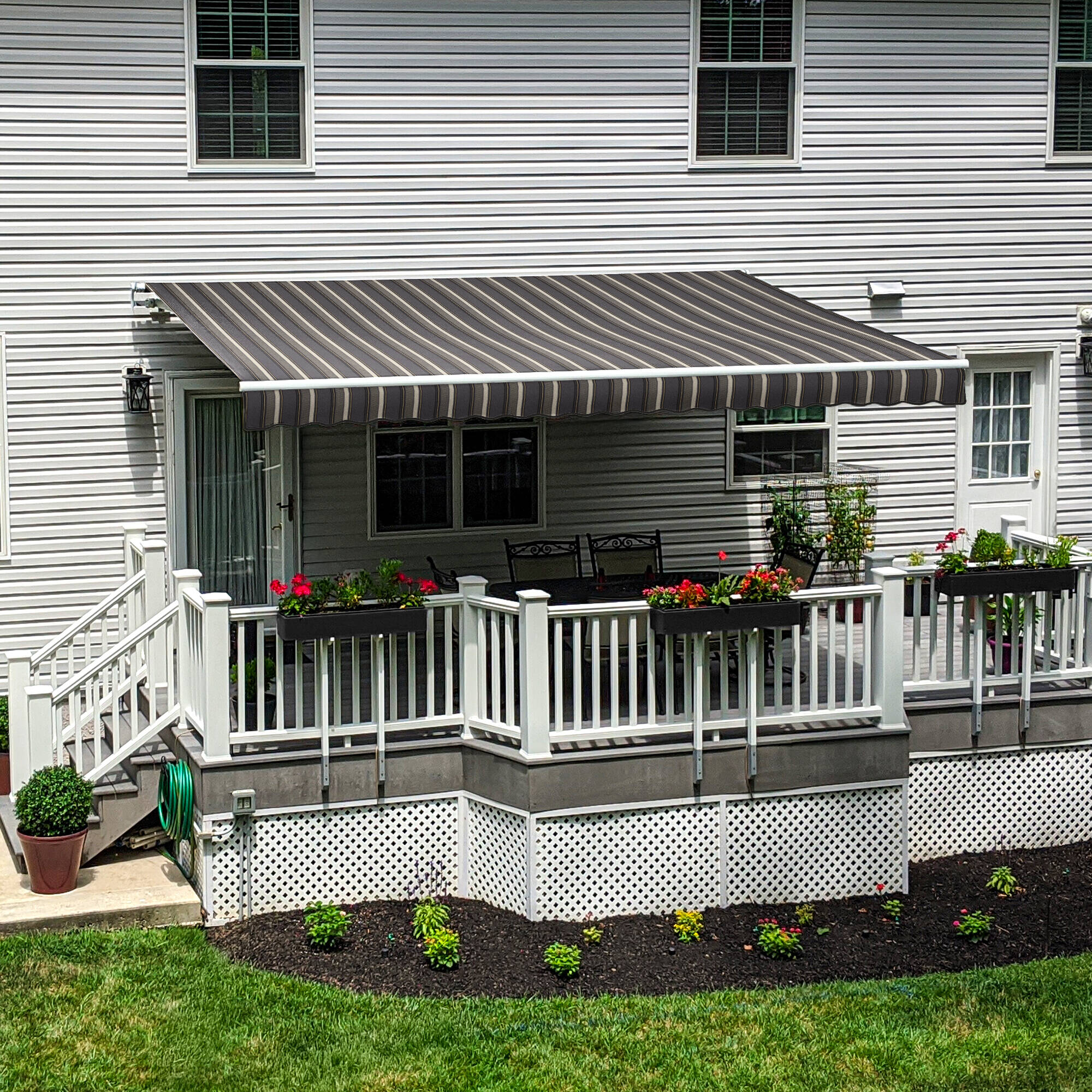 Maui® Left Motor Awning - Awntech Corporation