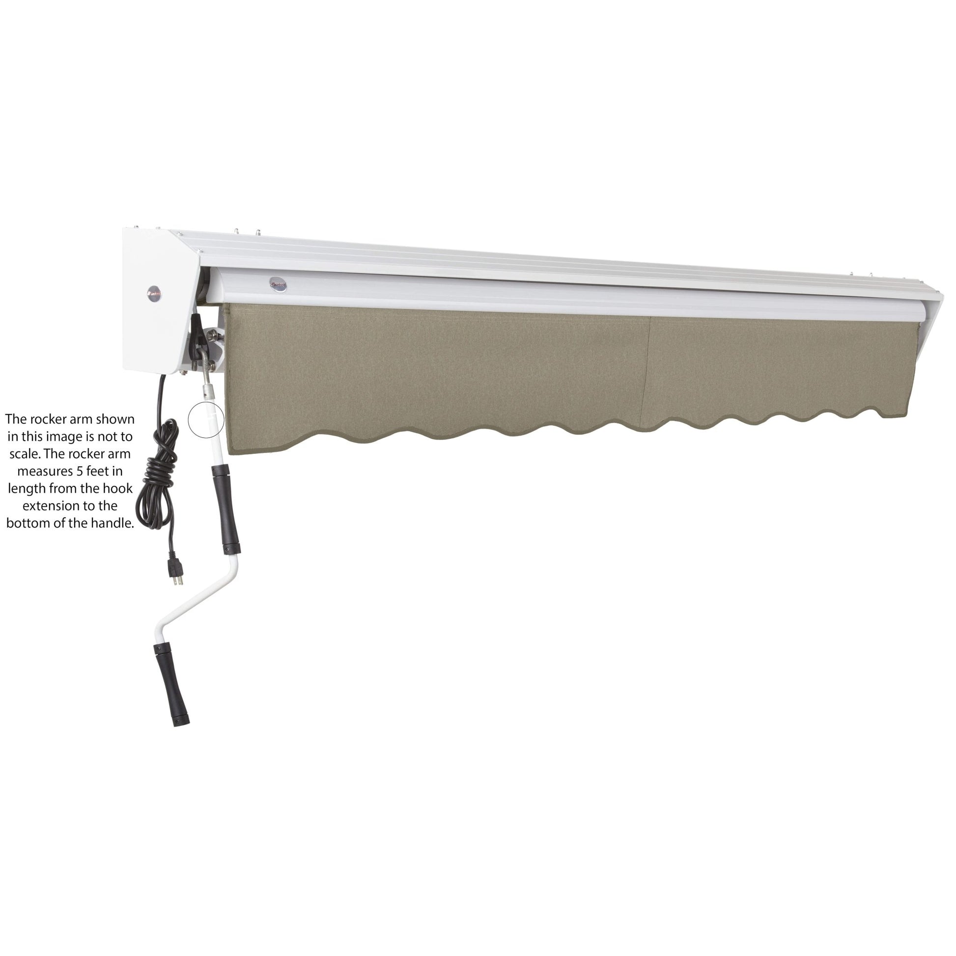 Destin® Left Motor Awning - Awntech Corporation
