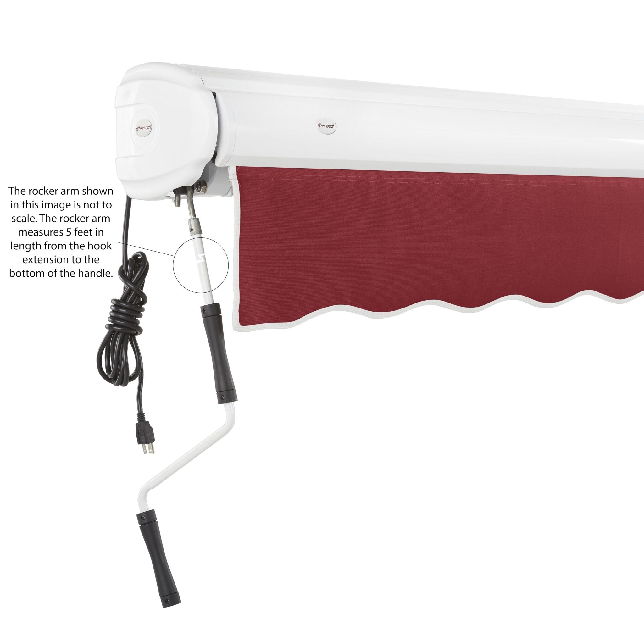 Key West® Left Motor Awning - Awntech Corporation