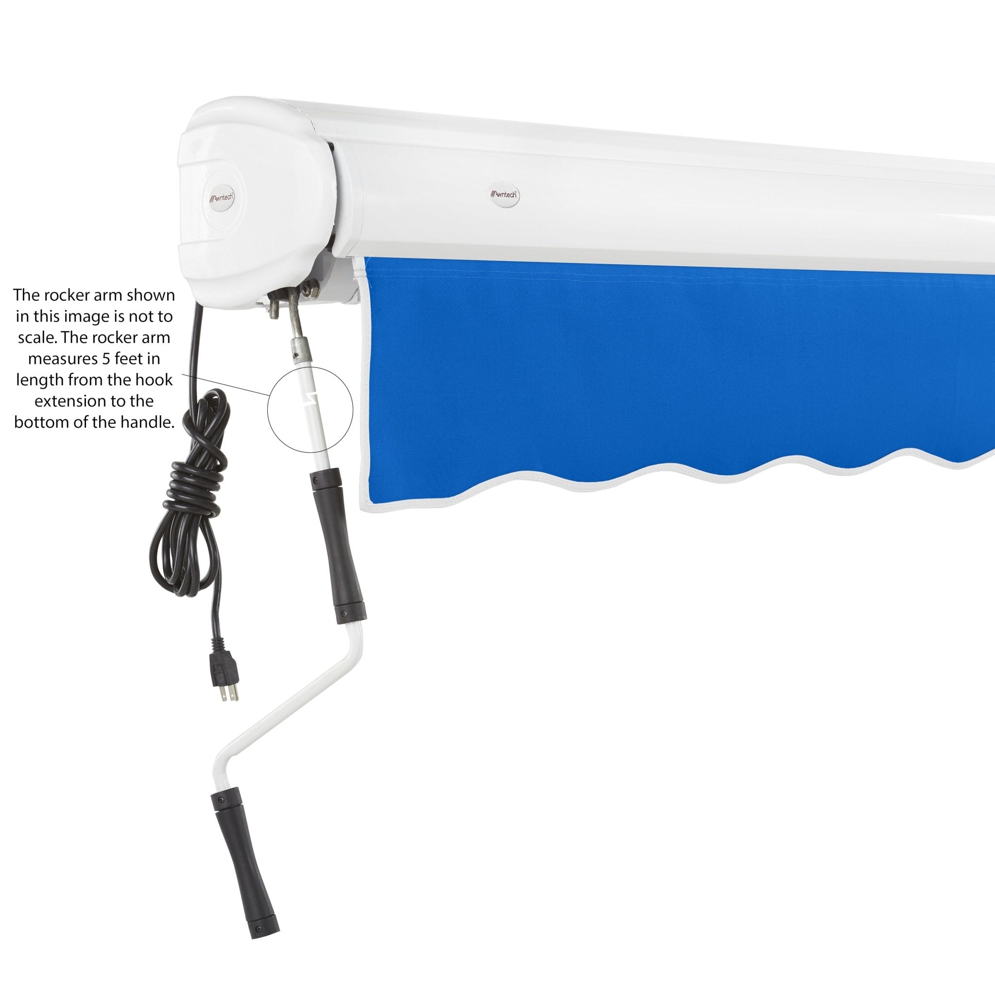 Key West® Left Motor Awning - Awntech Corporation
