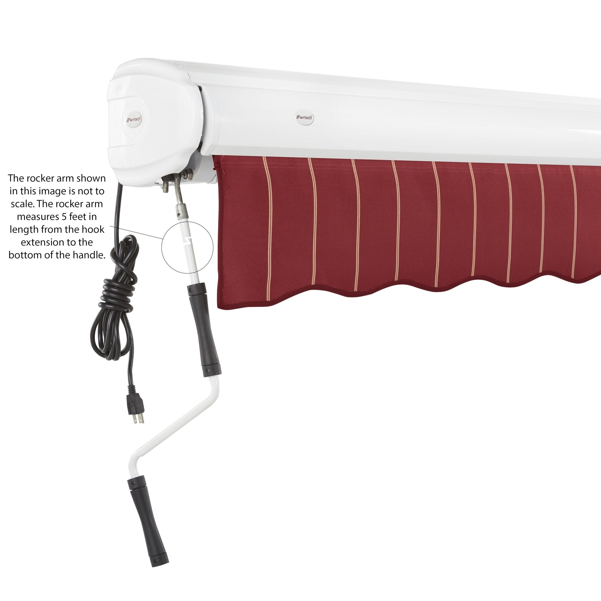 Key West® Left Motor Awning - Awntech Corporation