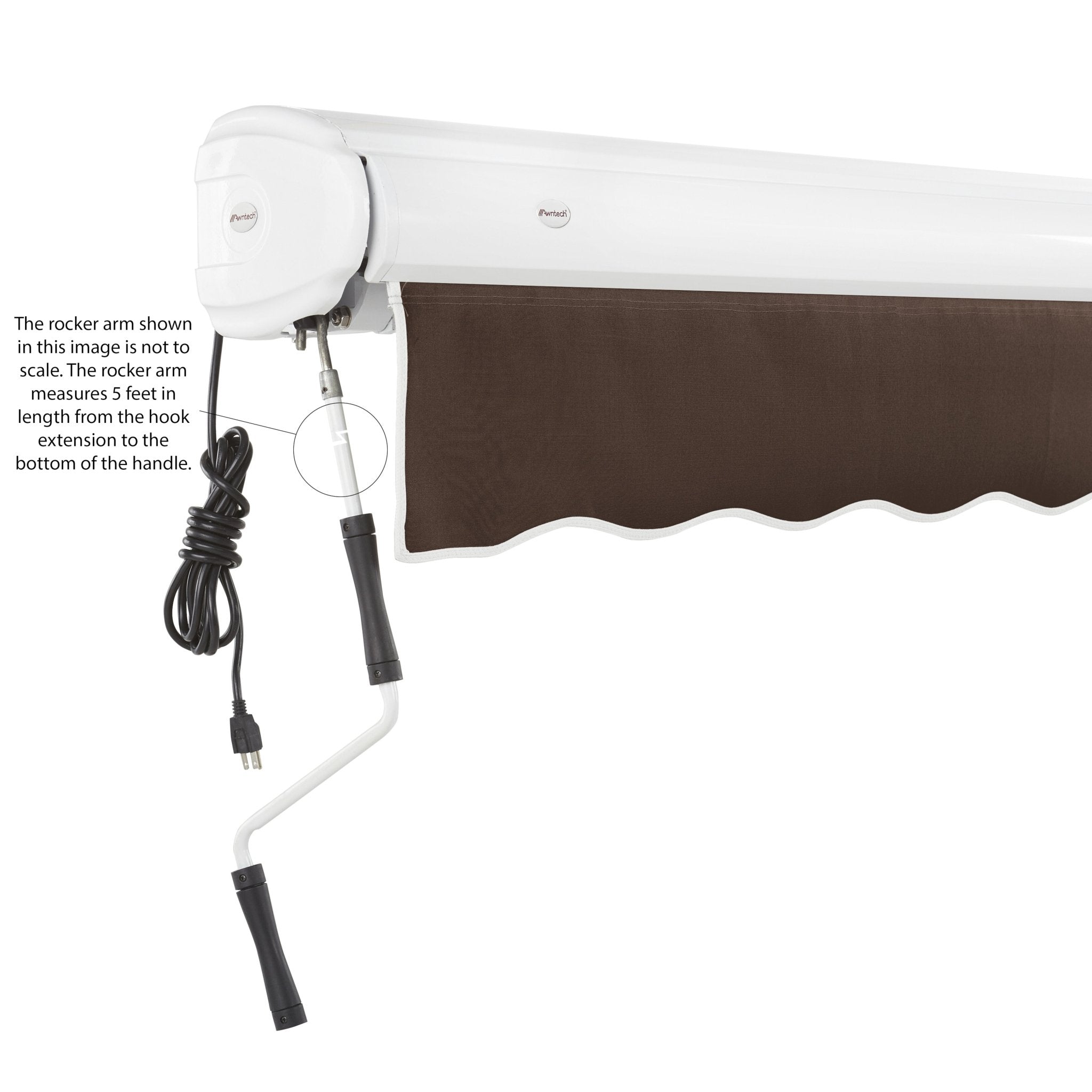 Key West® Left Motor Awning - Awntech Corporation