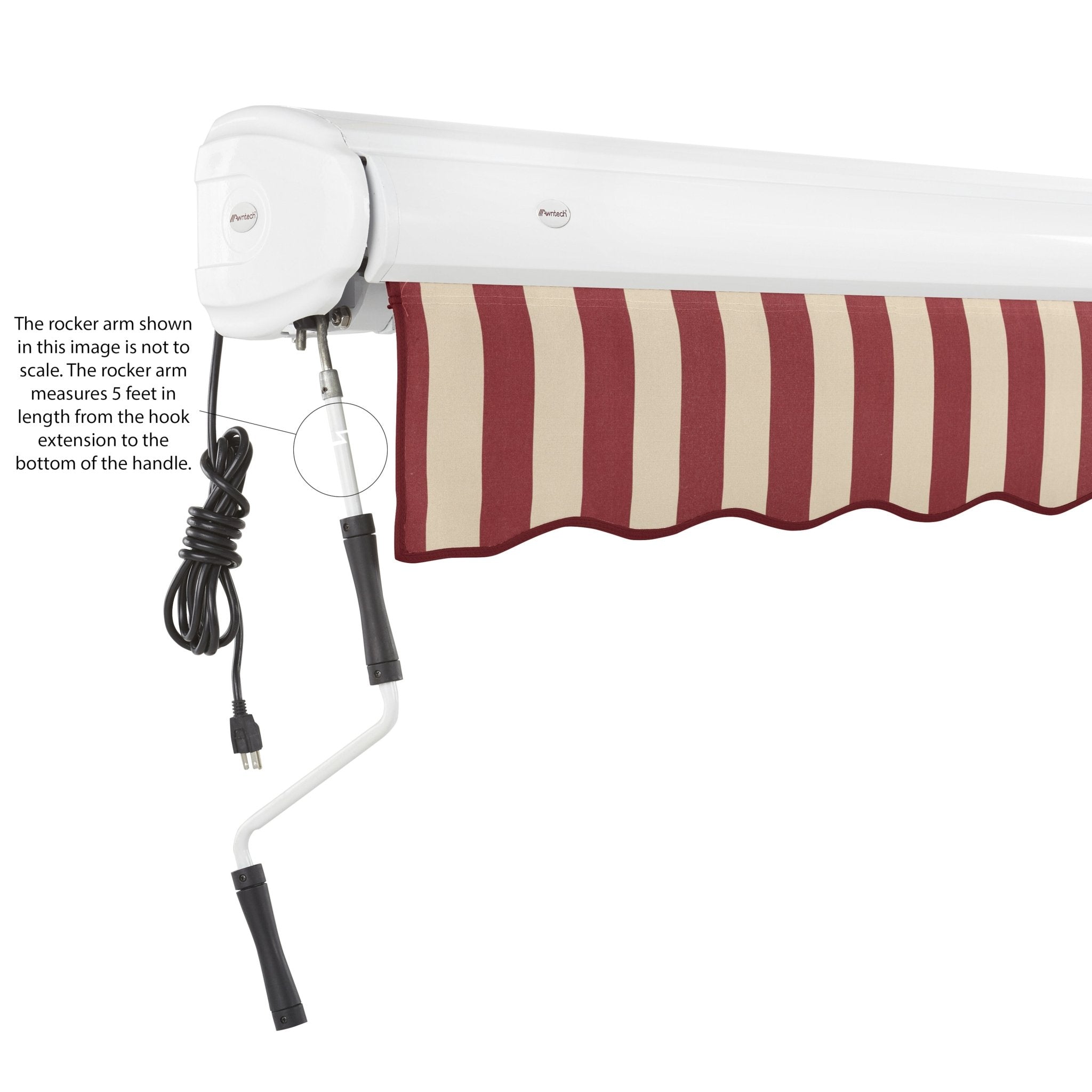 Key West® Left Motor Awning - Awntech Corporation