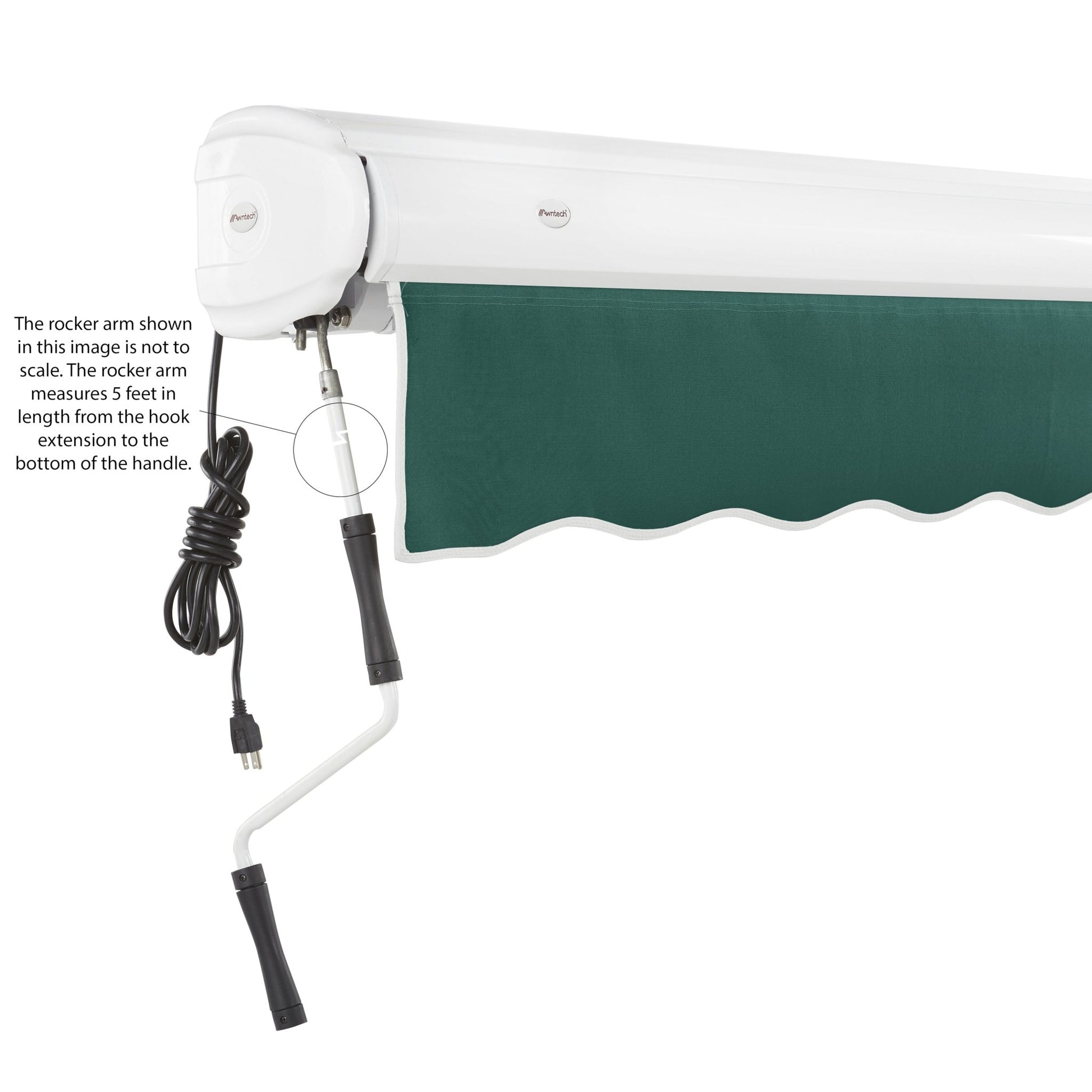 Key West® Left Motor Awning - Awntech Corporation