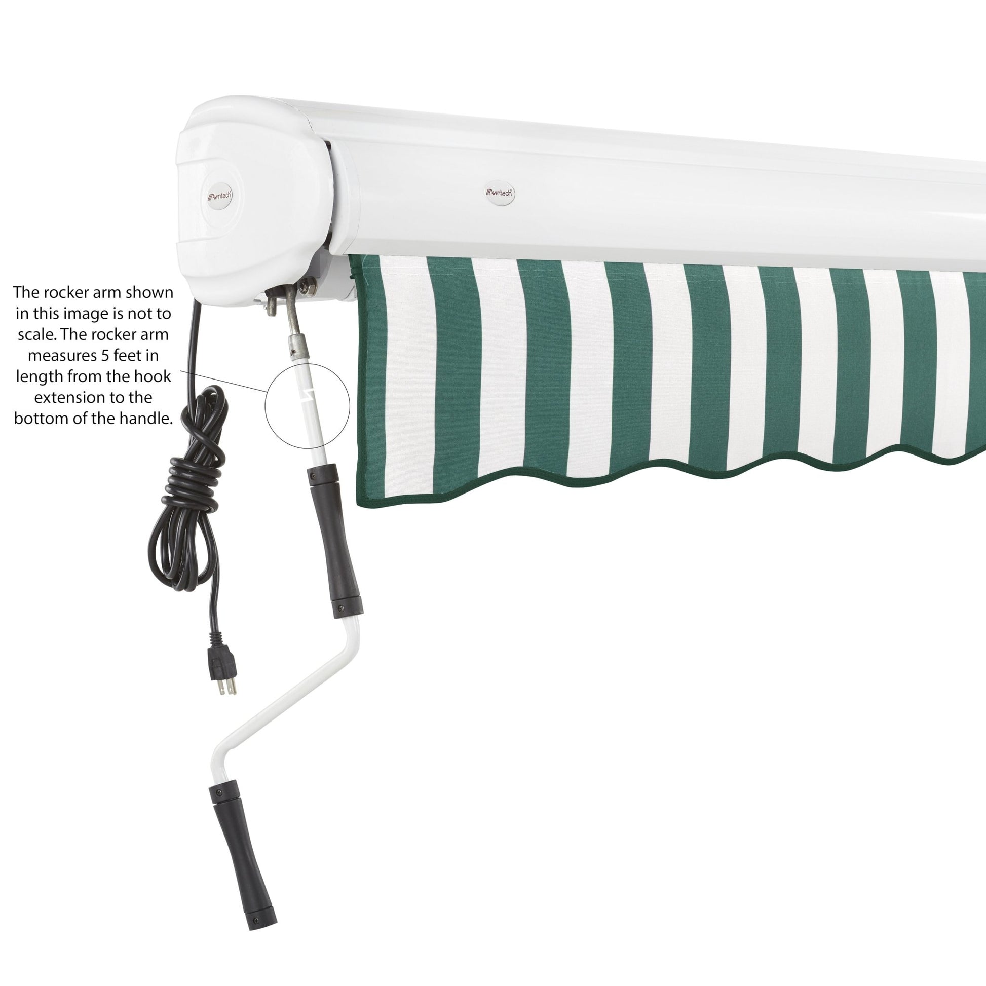 Key West® Left Motor Awning - Awntech Corporation