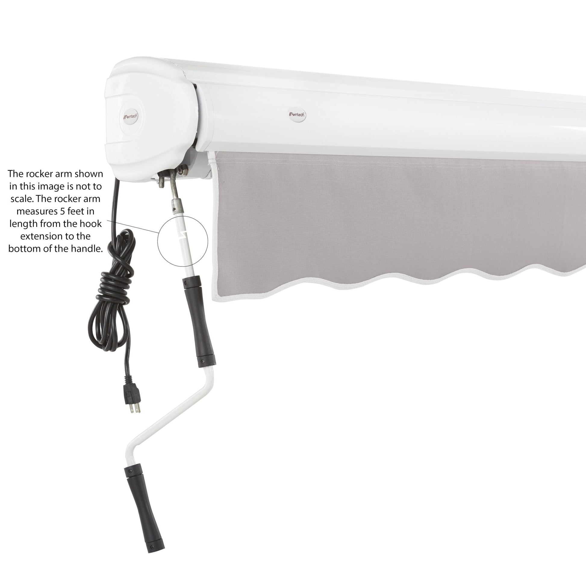 Key West® Left Motor Awning - Awntech Corporation