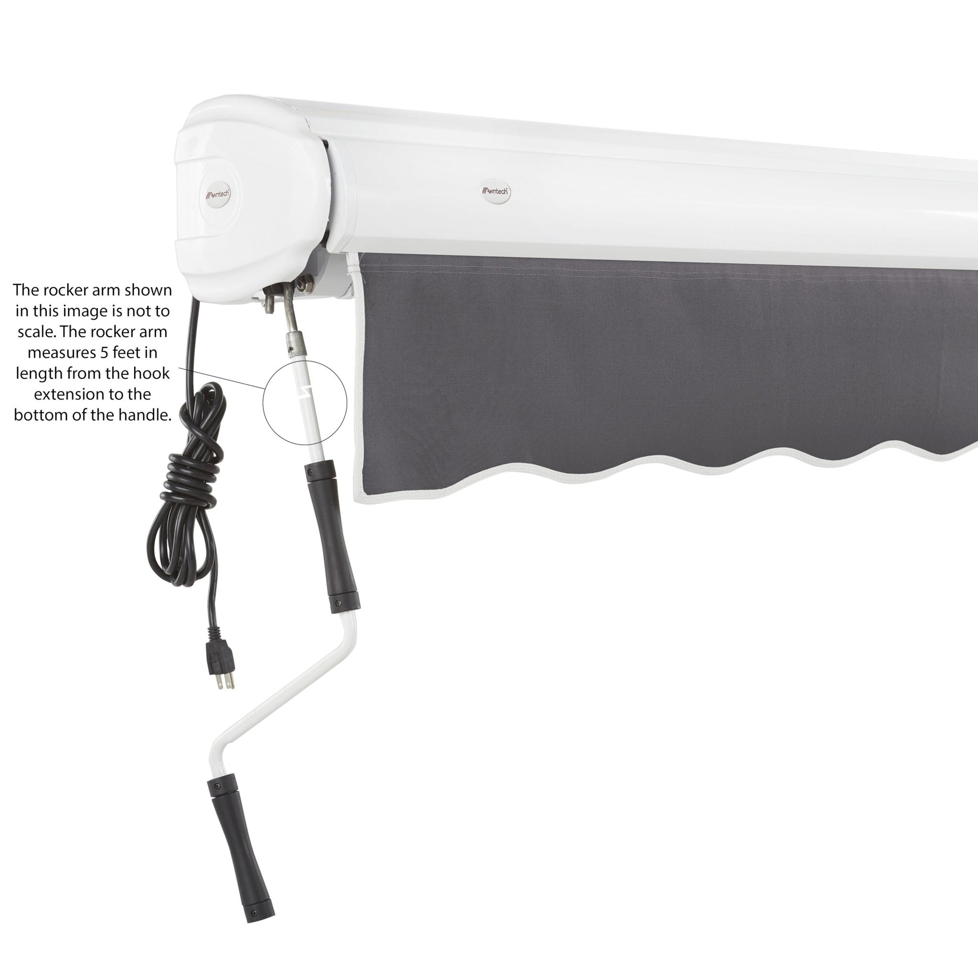Key West® Left Motor Awning - Awntech Corporation