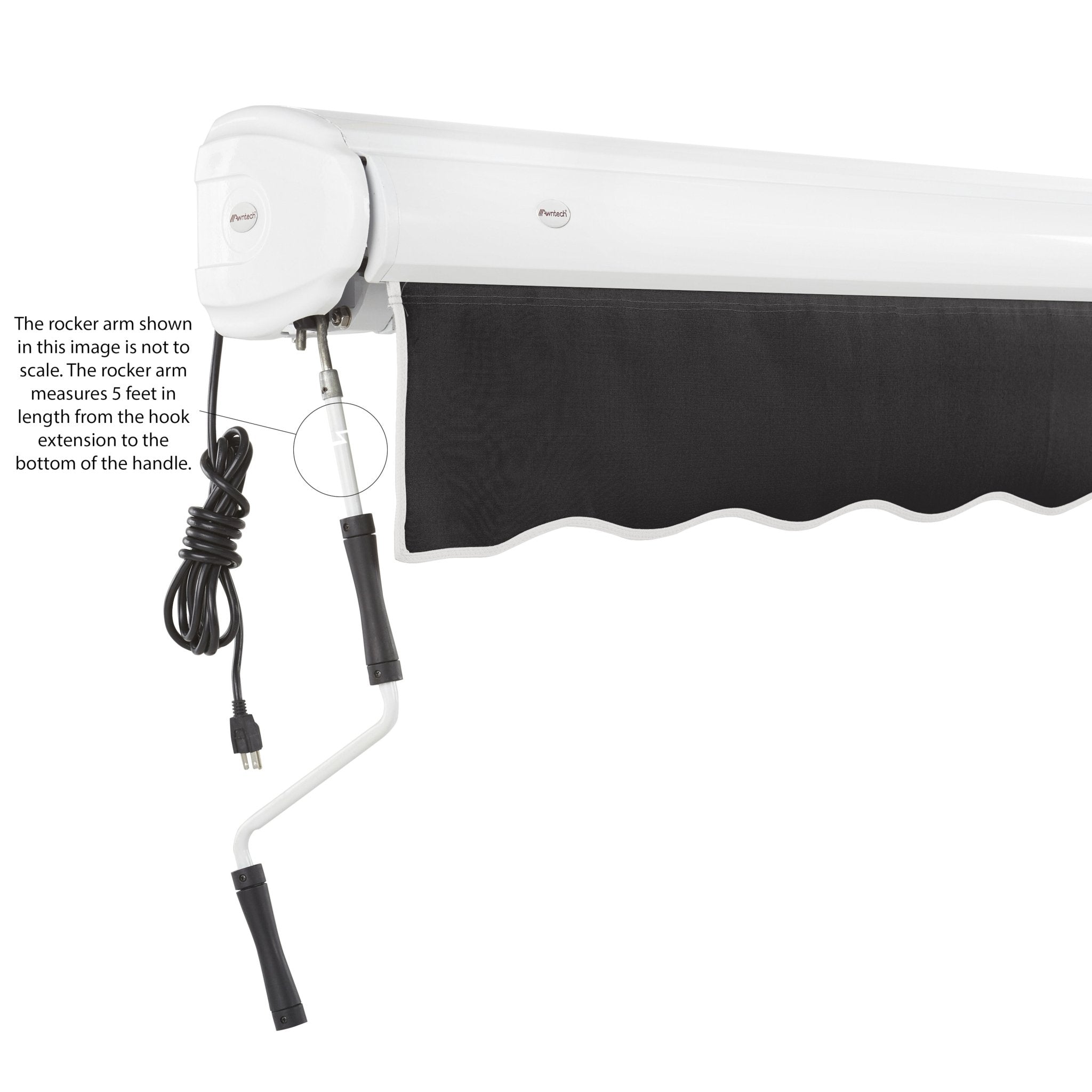 Key West® Left Motor Awning - Awntech Corporation