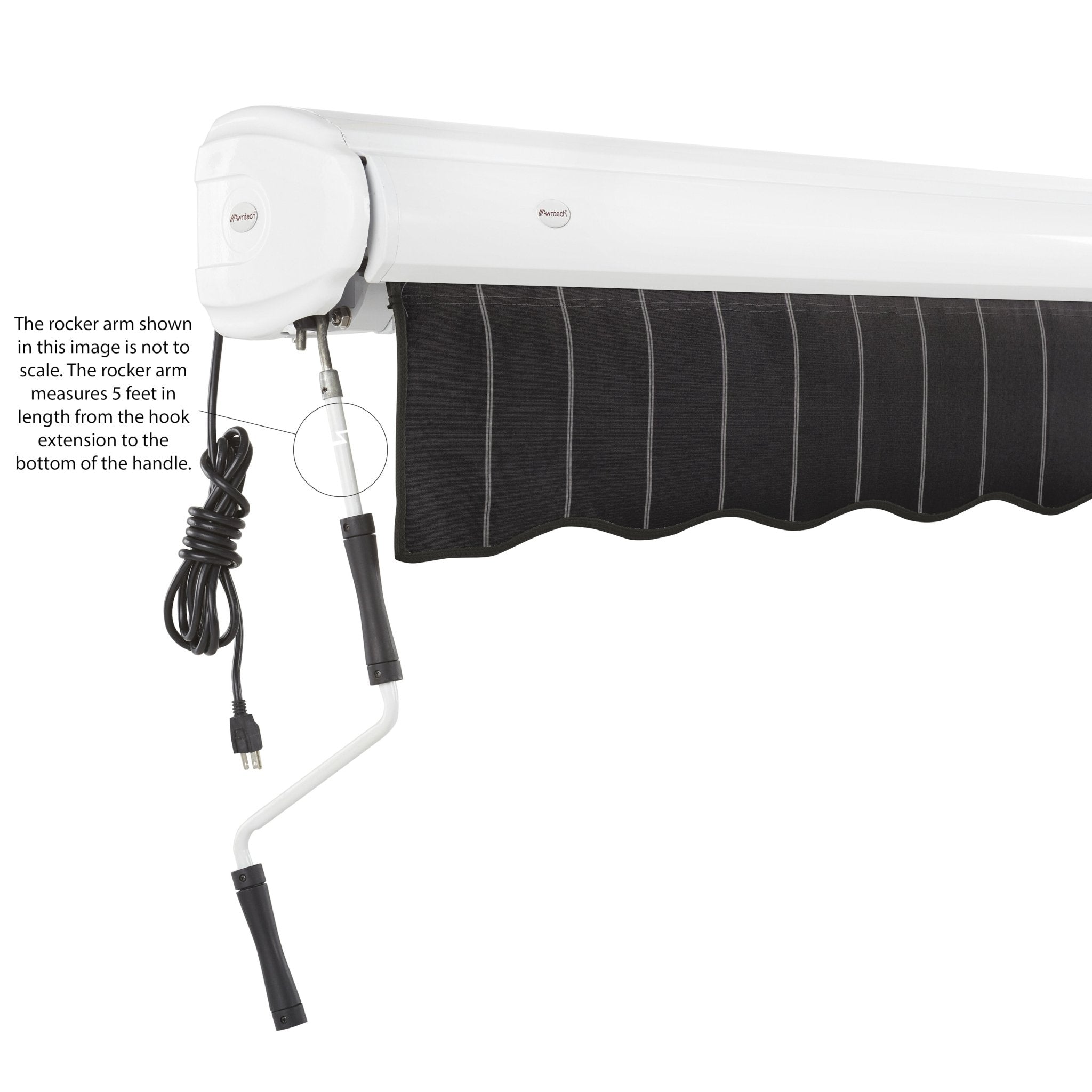 Key West® Left Motor Awning - Awntech Corporation