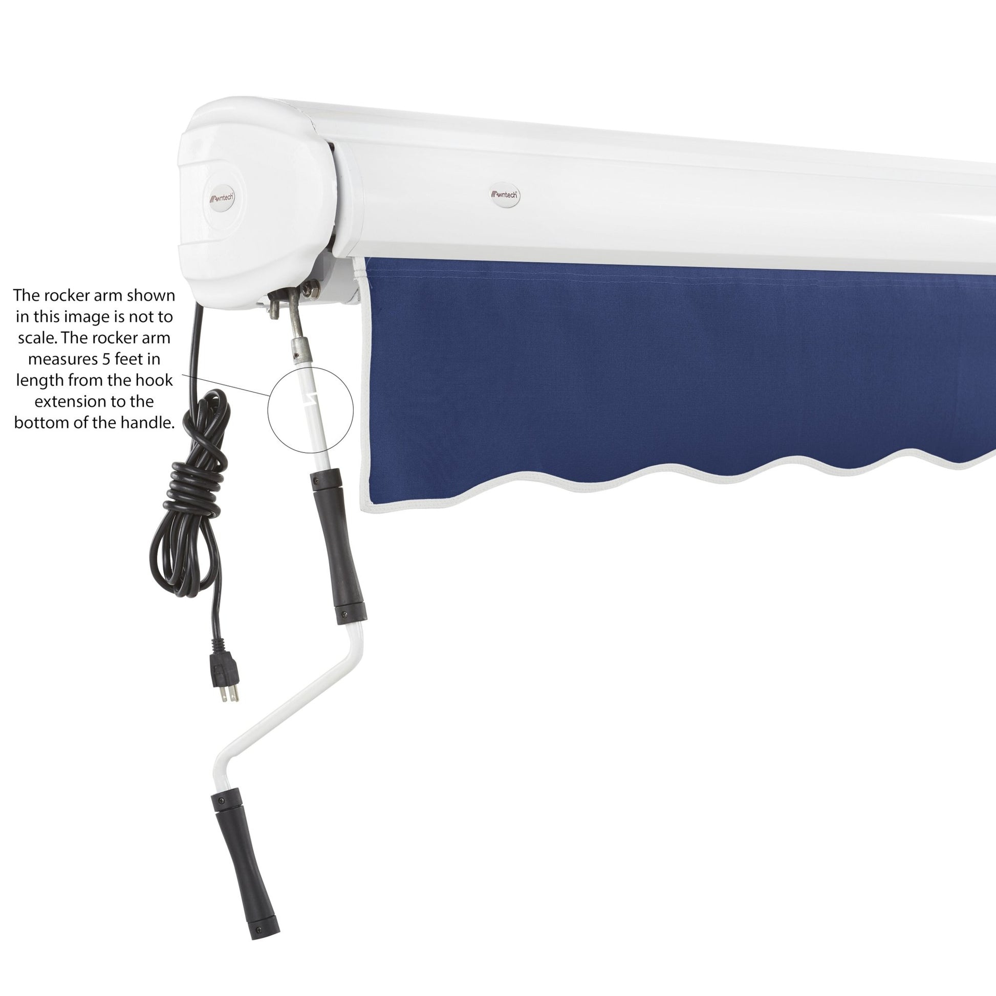 Key West® Left Motor Awning - Awntech Corporation