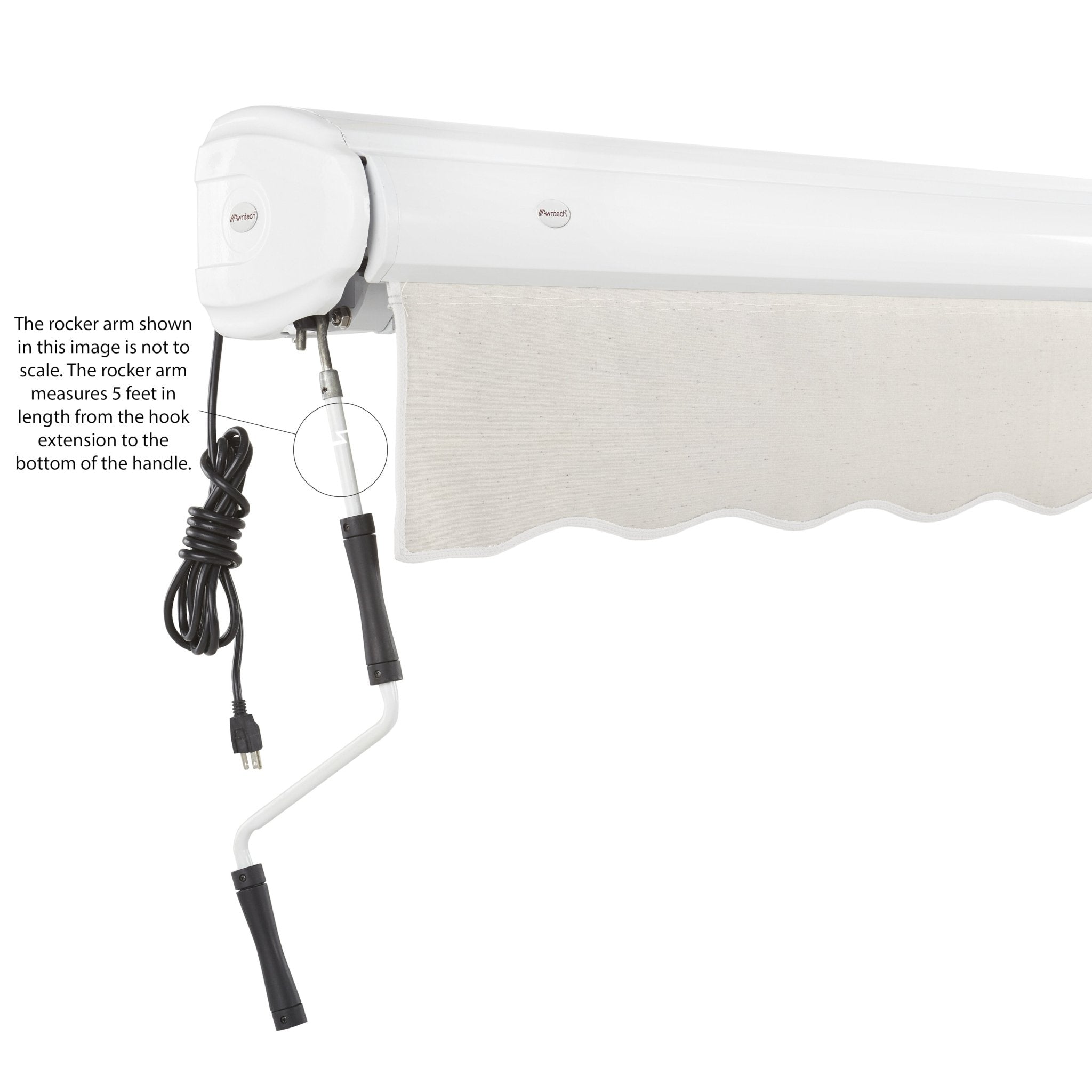 Key West® Left Motor Awning - Awntech Corporation