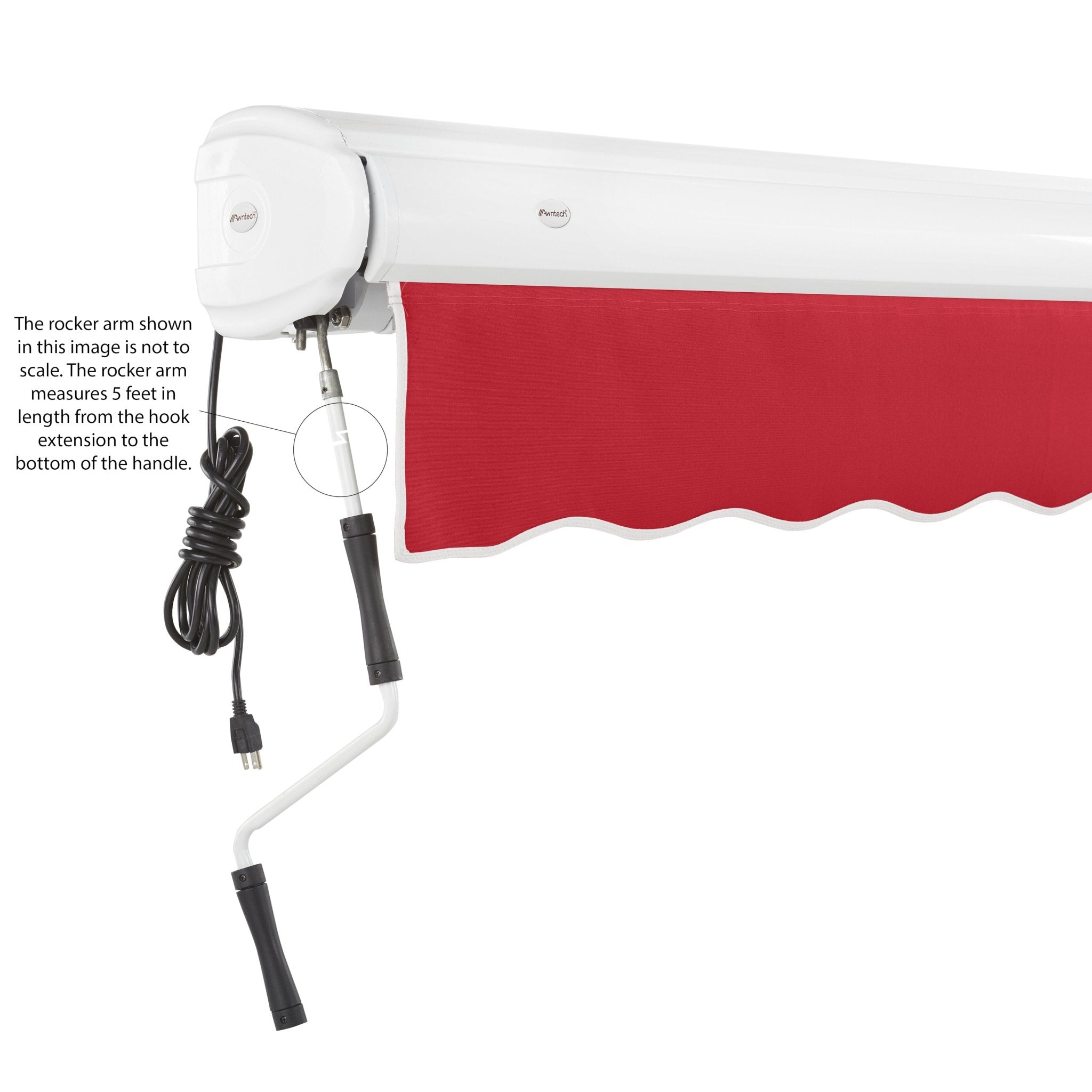 Key West® Left Motor Awning - Awntech Corporation