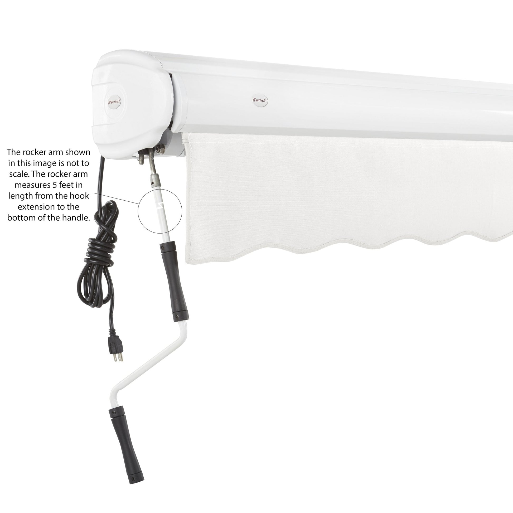 Key West® Left Motor Awning - Awntech Corporation