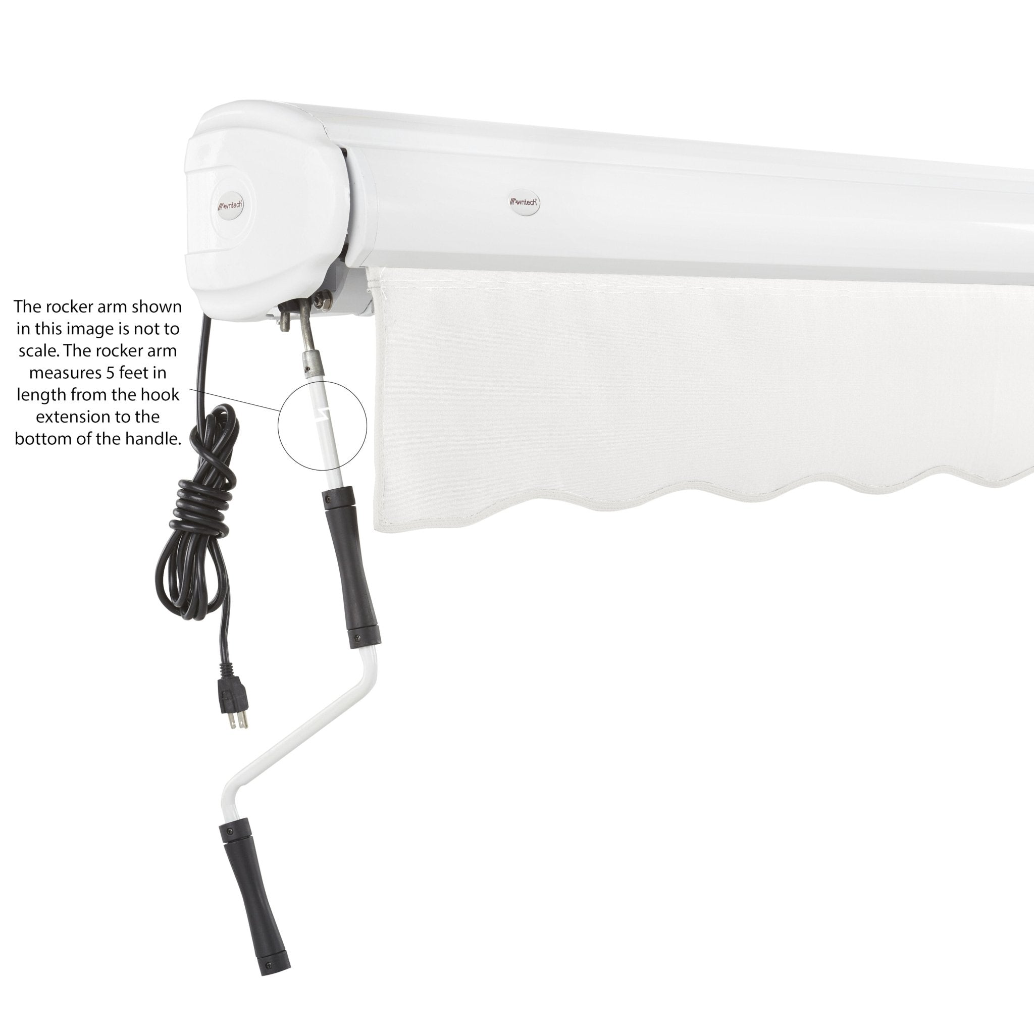 Key West® Left Motor Awning - Awntech Corporation