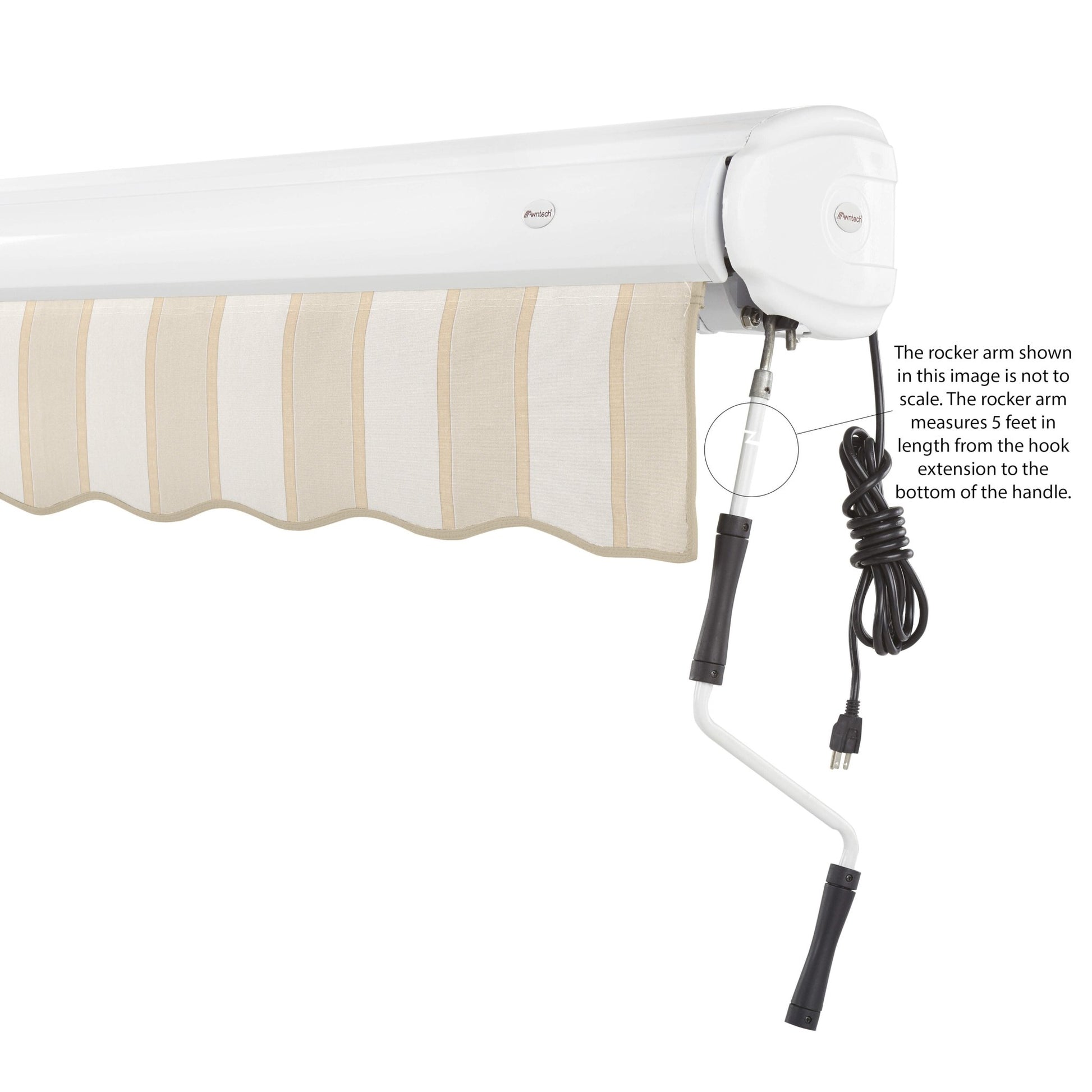 Key West® Right Motor Awning - Awntech Corporation