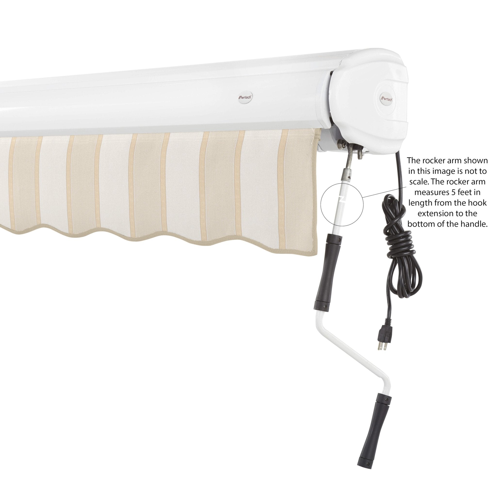 Key West® Right Motor Awning - Awntech Corporation