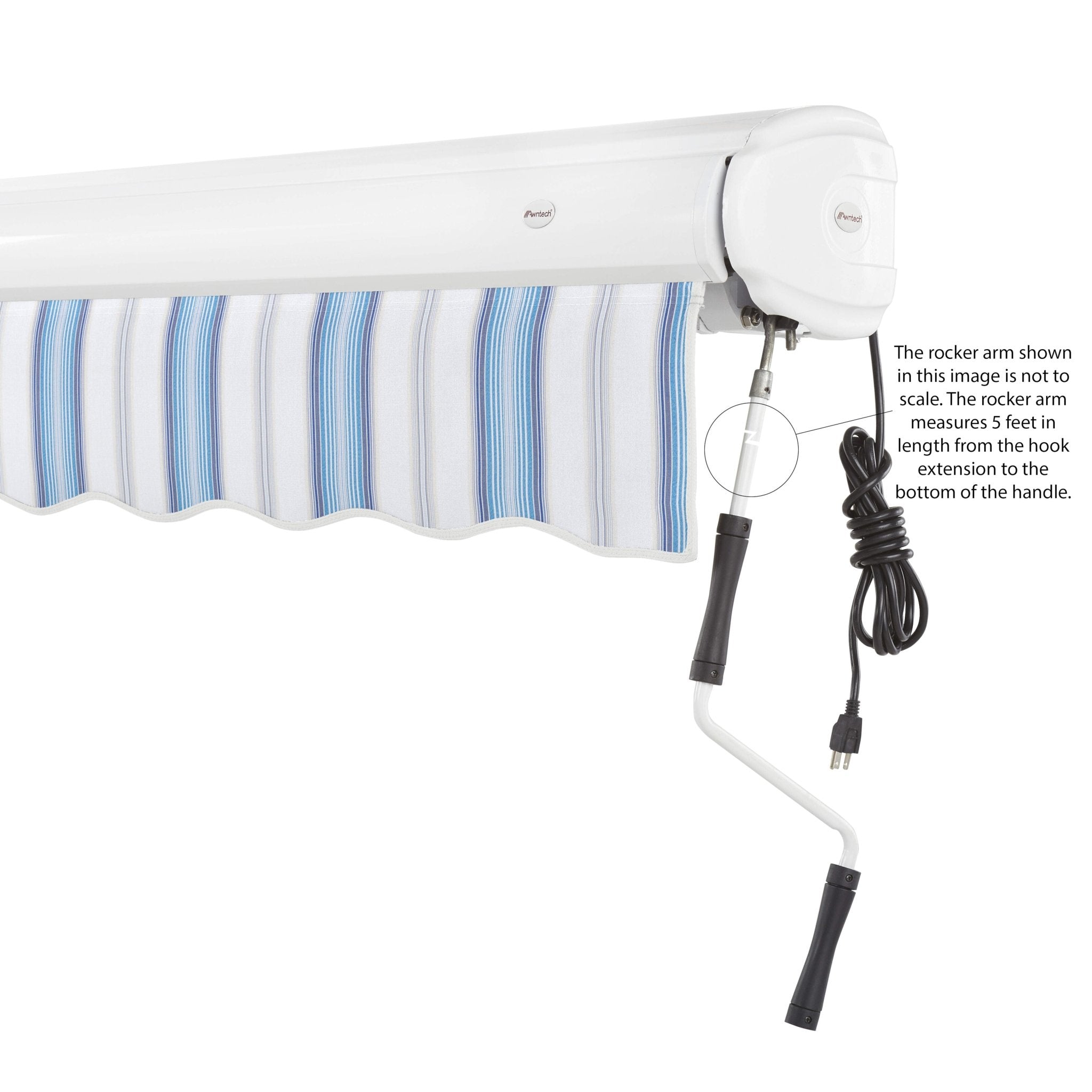 Key West® Right Motor Awning - Awntech Corporation