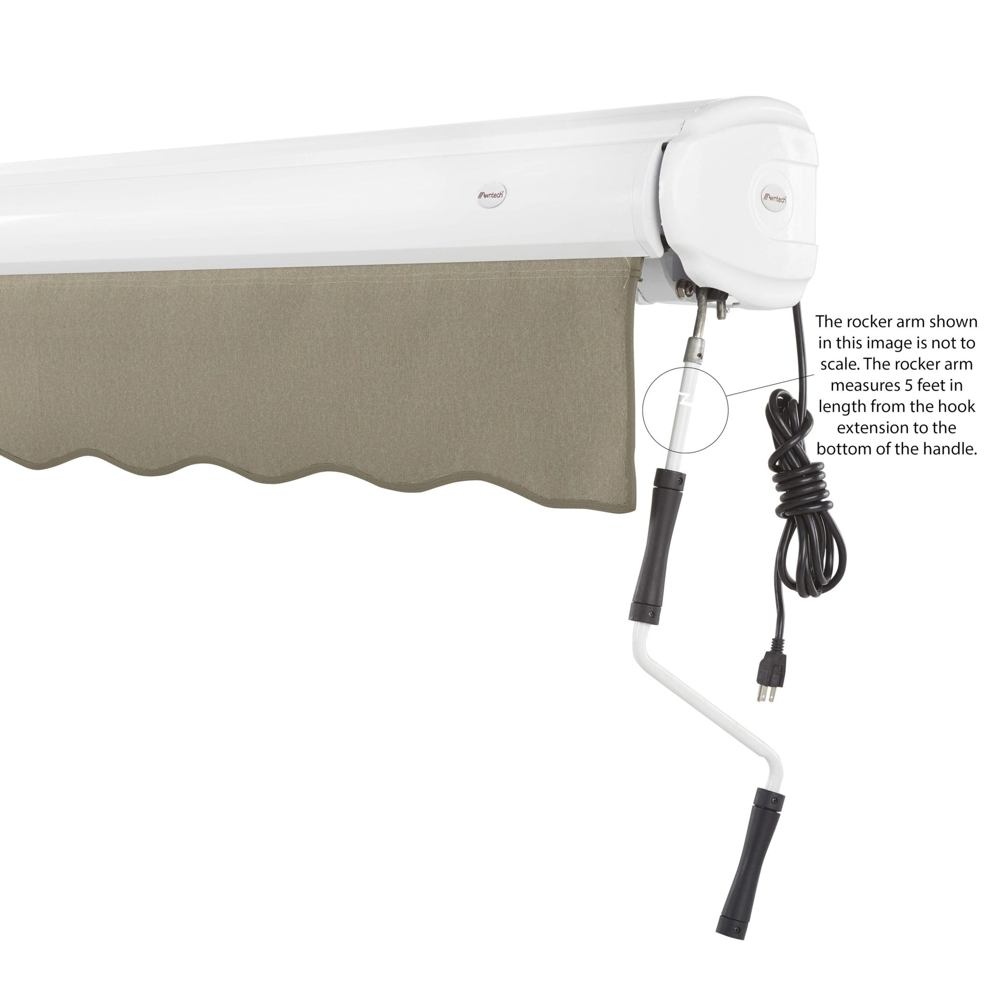 Key West® Right Motor Awning - Awntech Corporation