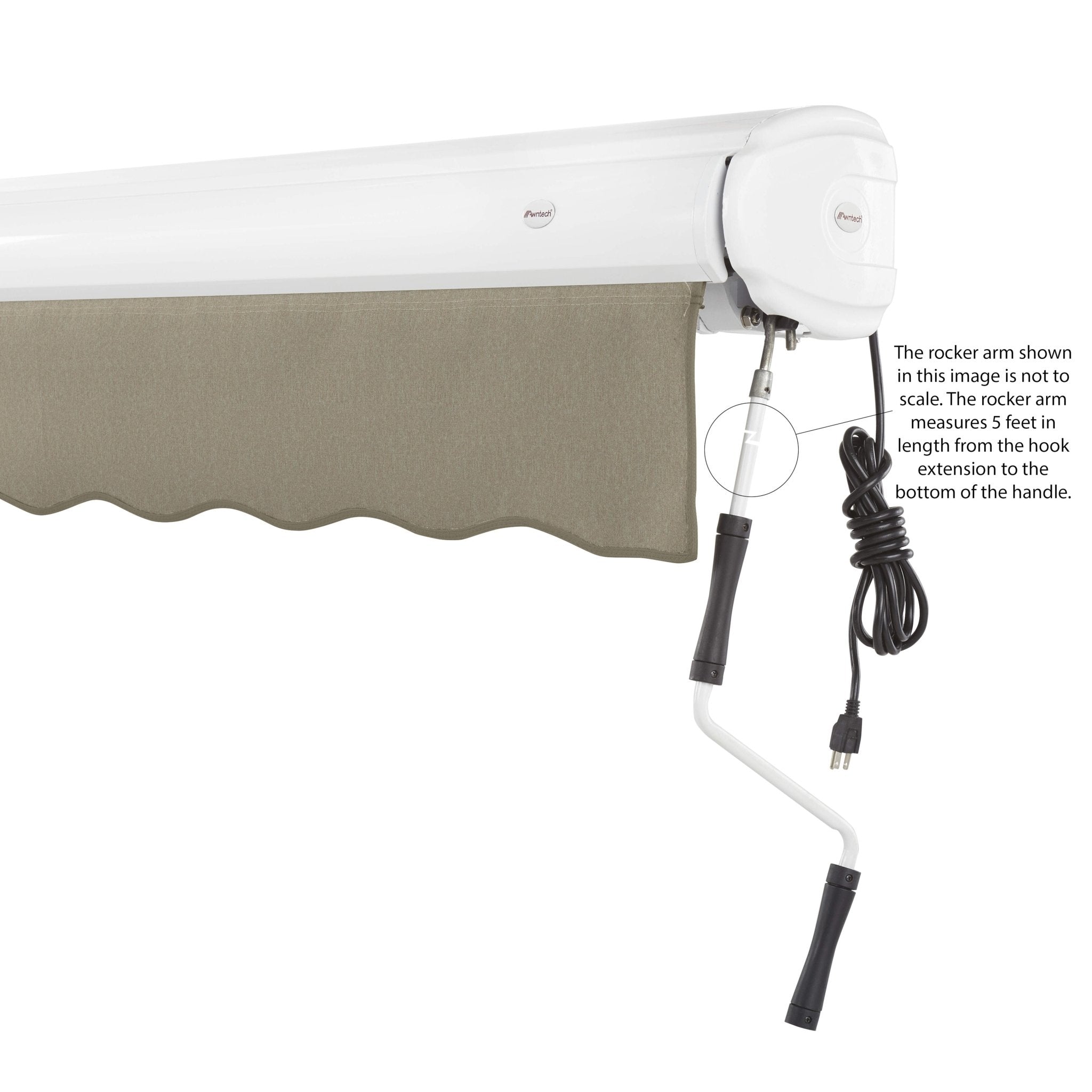 Key West® Right Motor Awning - Awntech Corporation