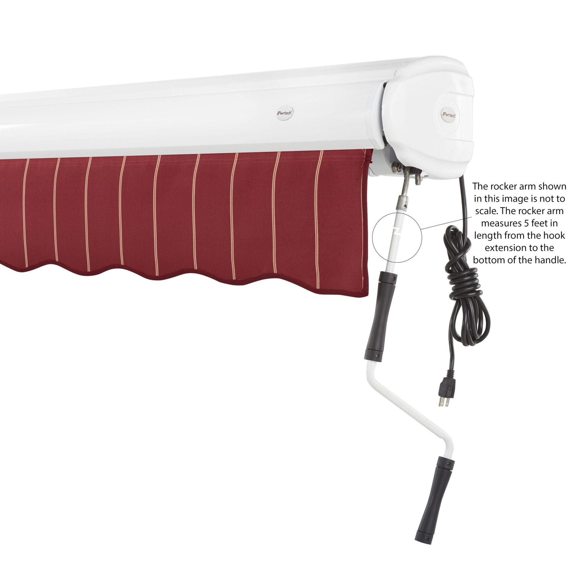 Key West® Right Motor Awning - Awntech Corporation