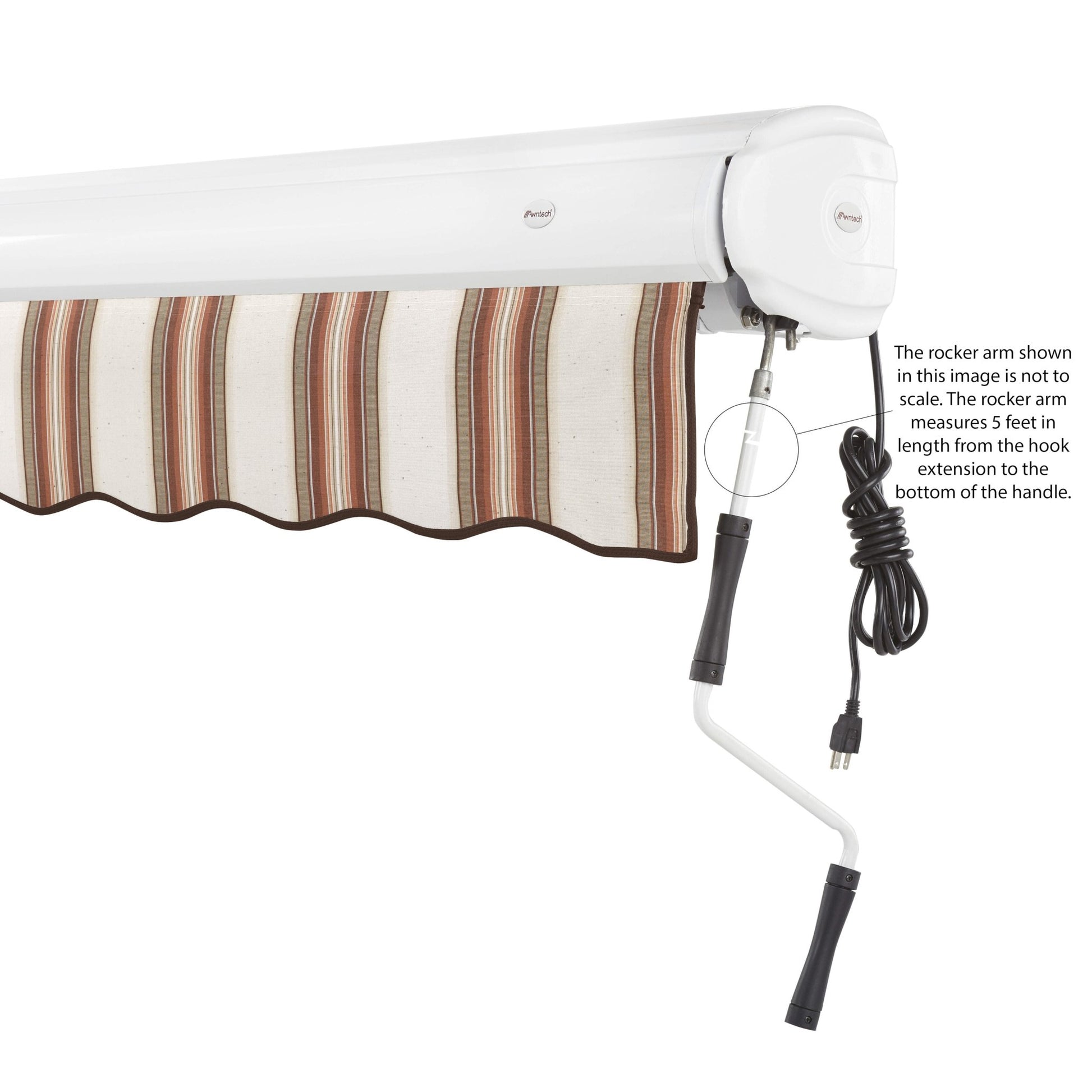 Key West® Right Motor Awning - Awntech Corporation