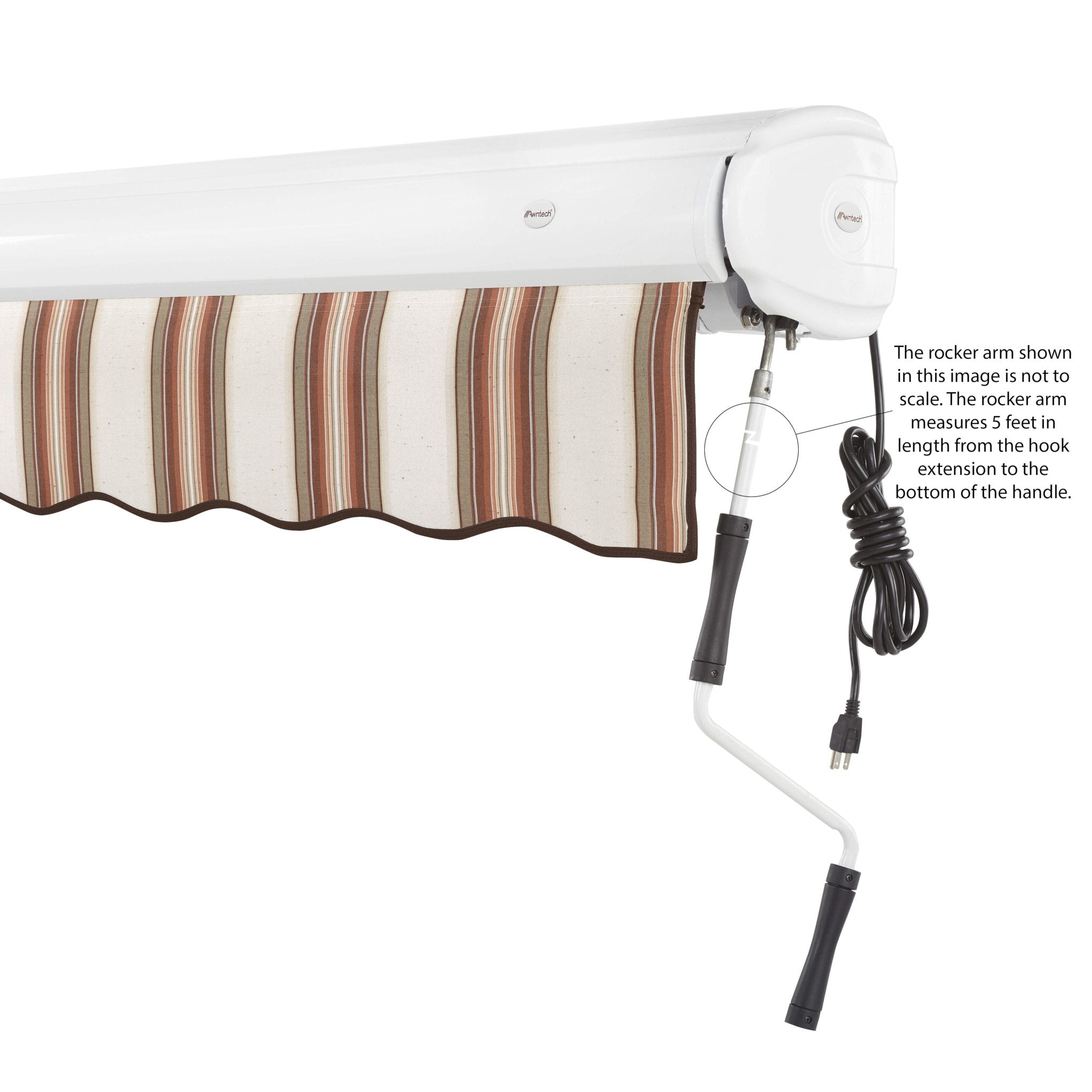 Key West® Right Motor Awning - Awntech Corporation