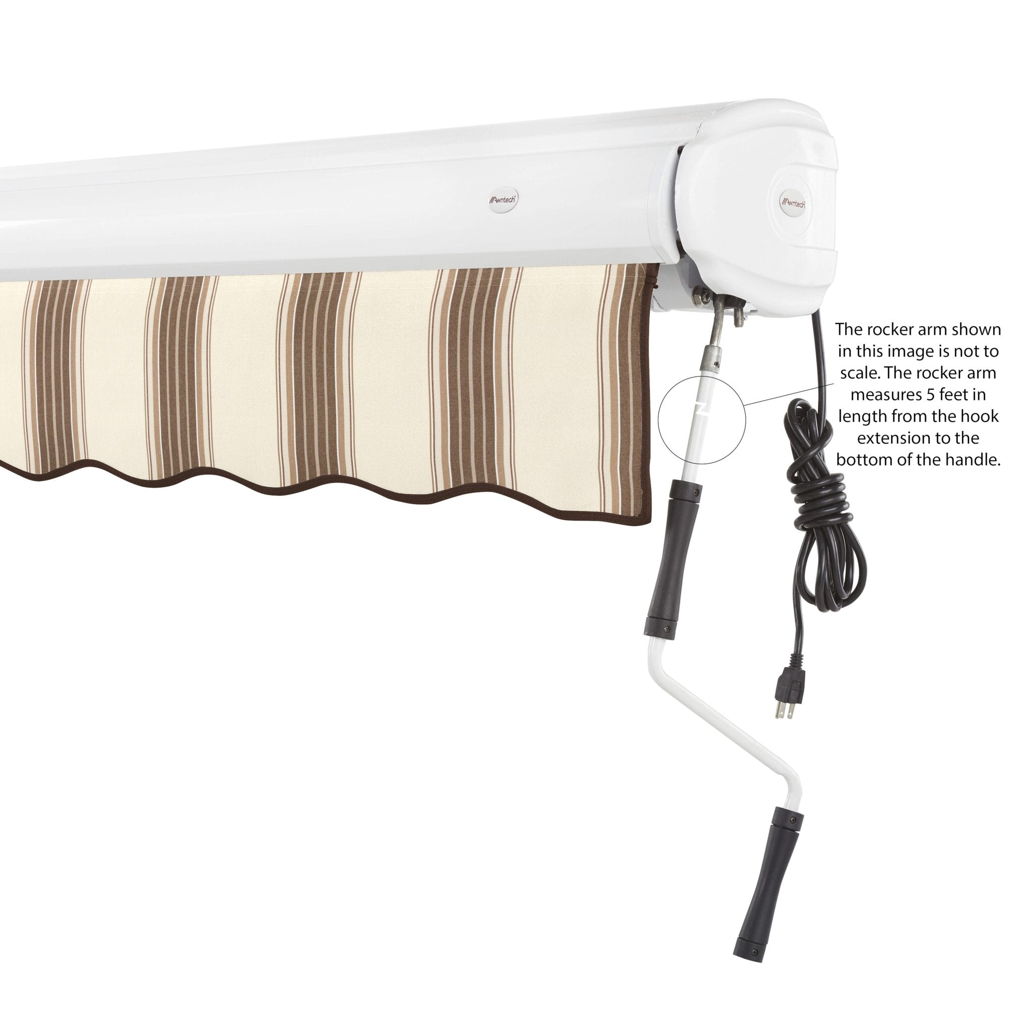 Key West® Right Motor Awning - Awntech Corporation