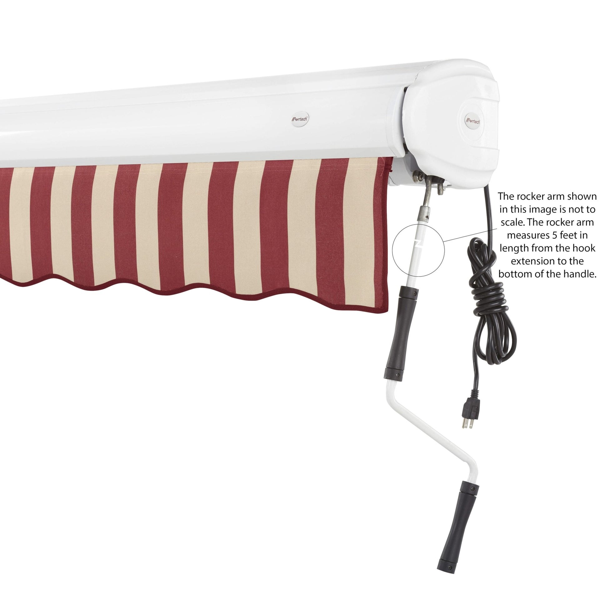 Key West® Right Motor Awning - Awntech Corporation
