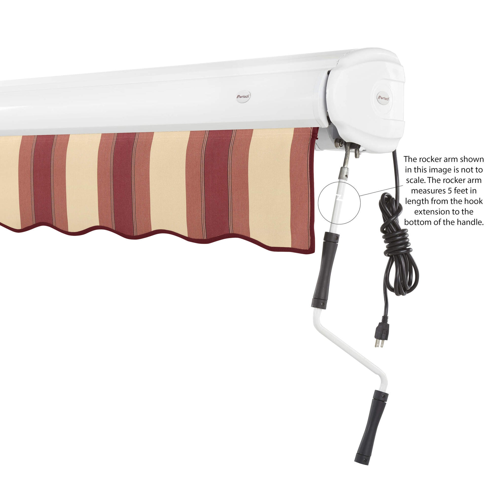 Key West® Right Motor Awning - Awntech Corporation
