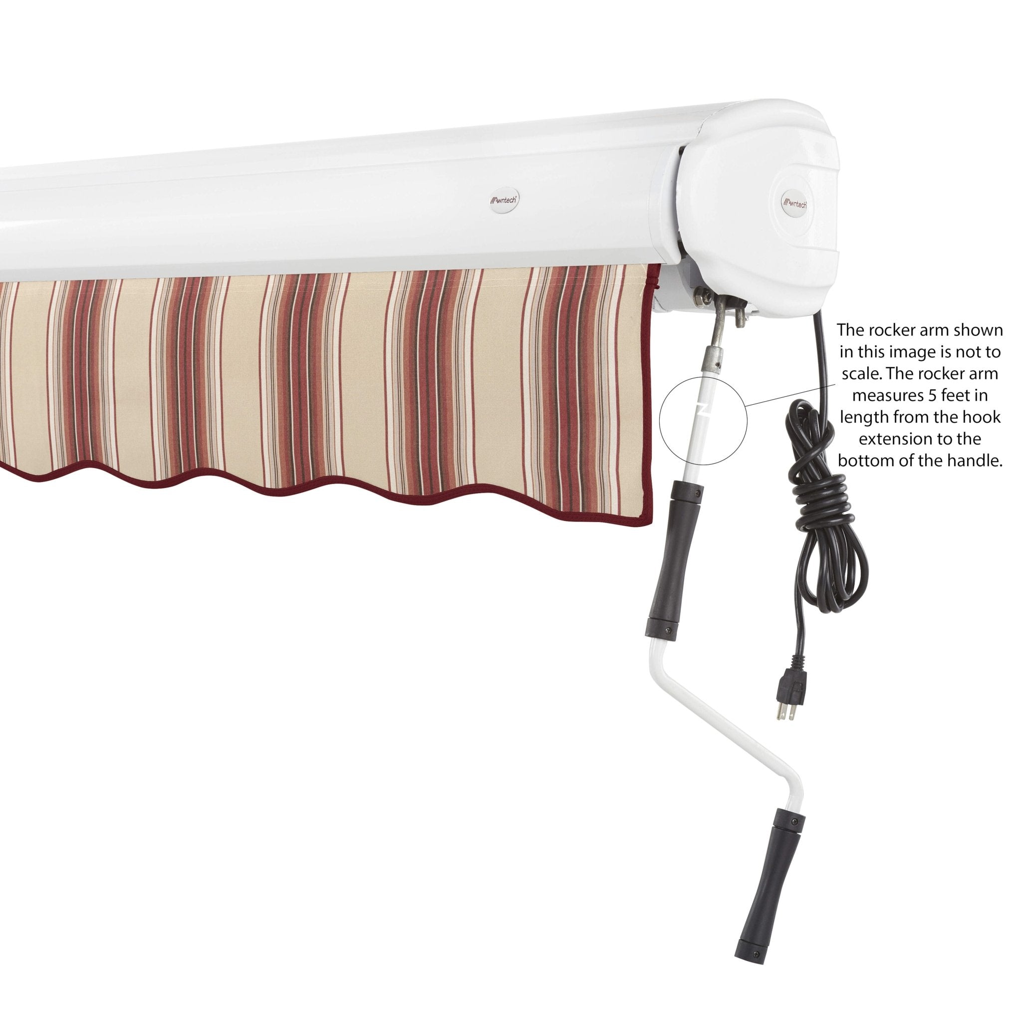 Key West® Right Motor Awning - Awntech Corporation