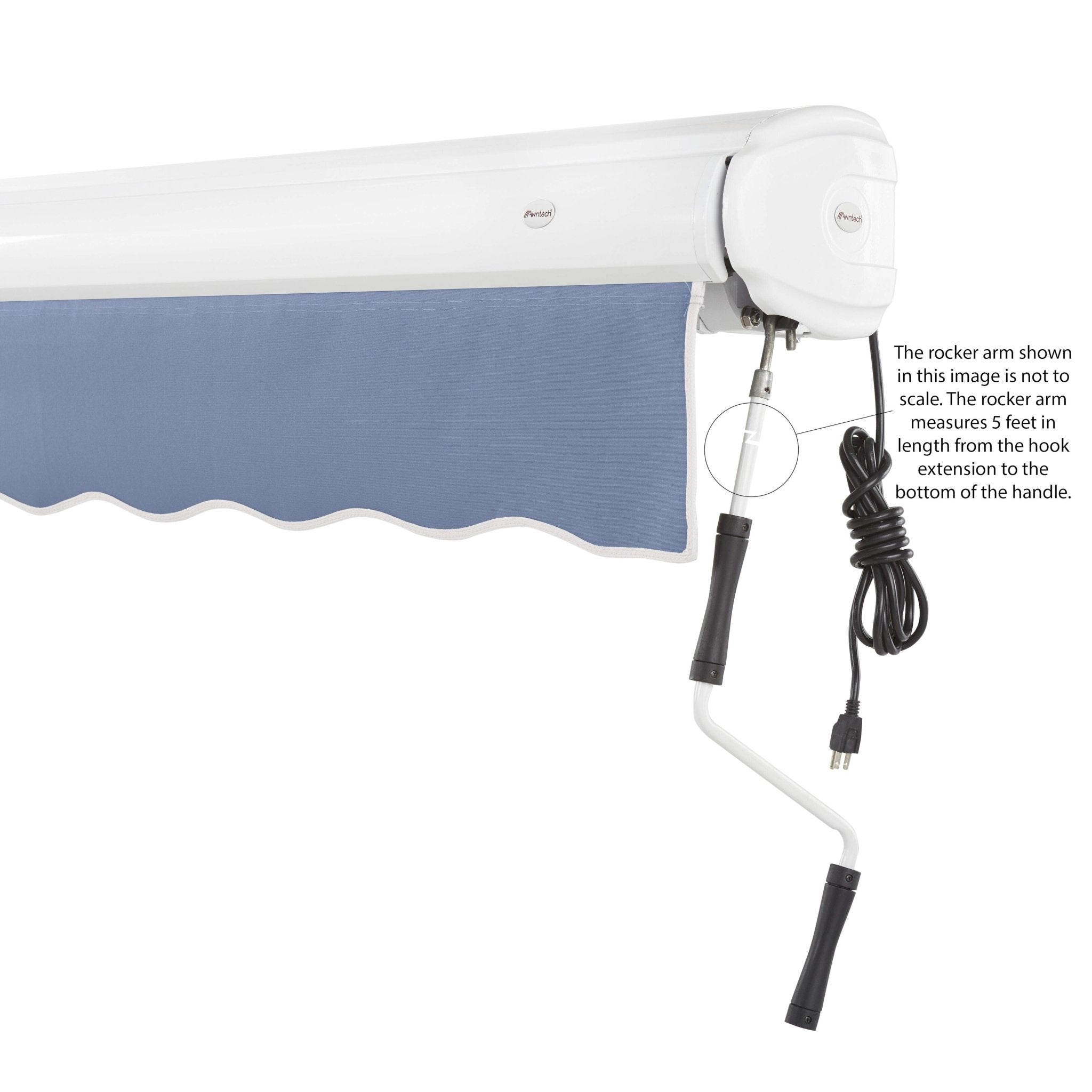Key West® Right Motor Awning - Awntech Corporation