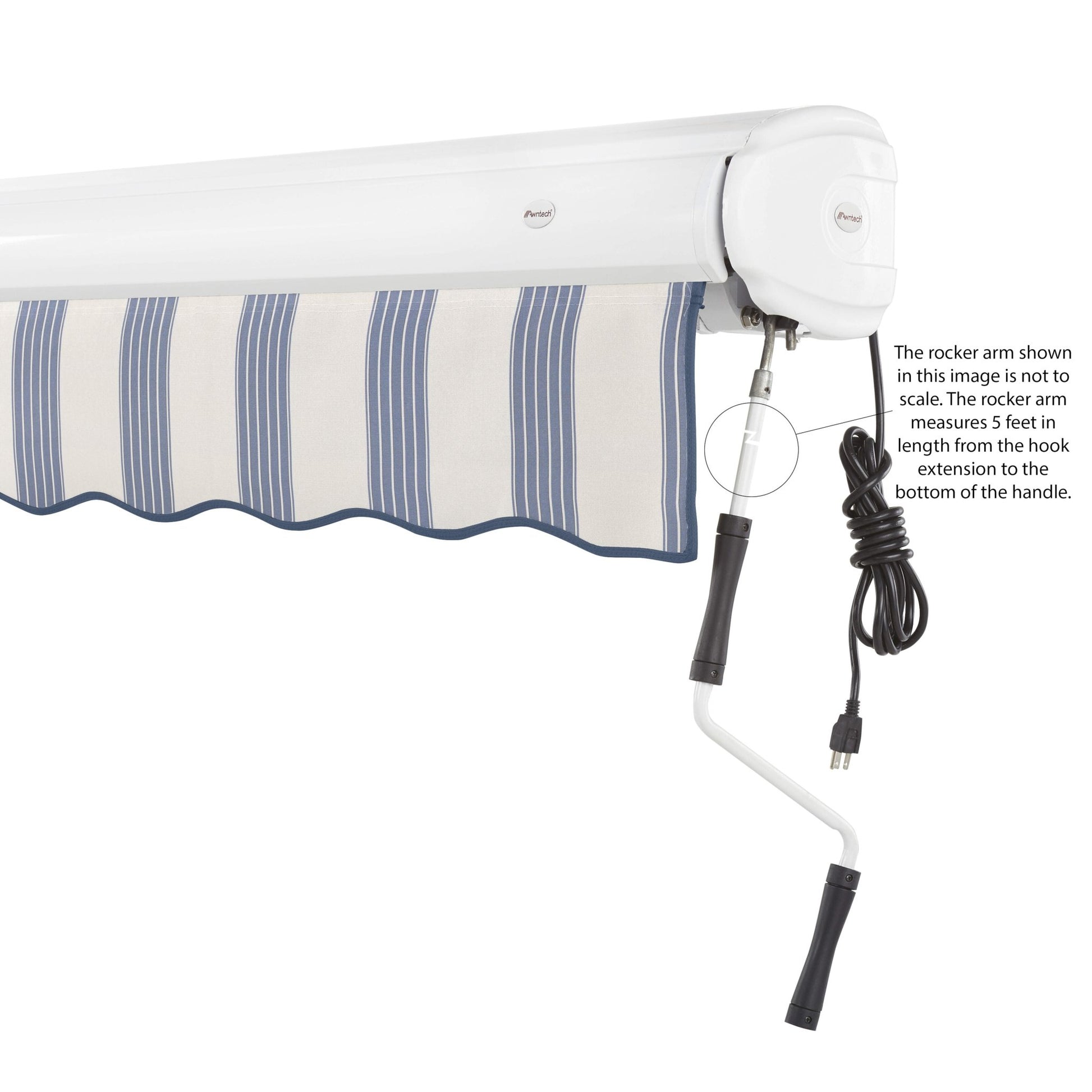 Key West® Right Motor Awning - Awntech Corporation