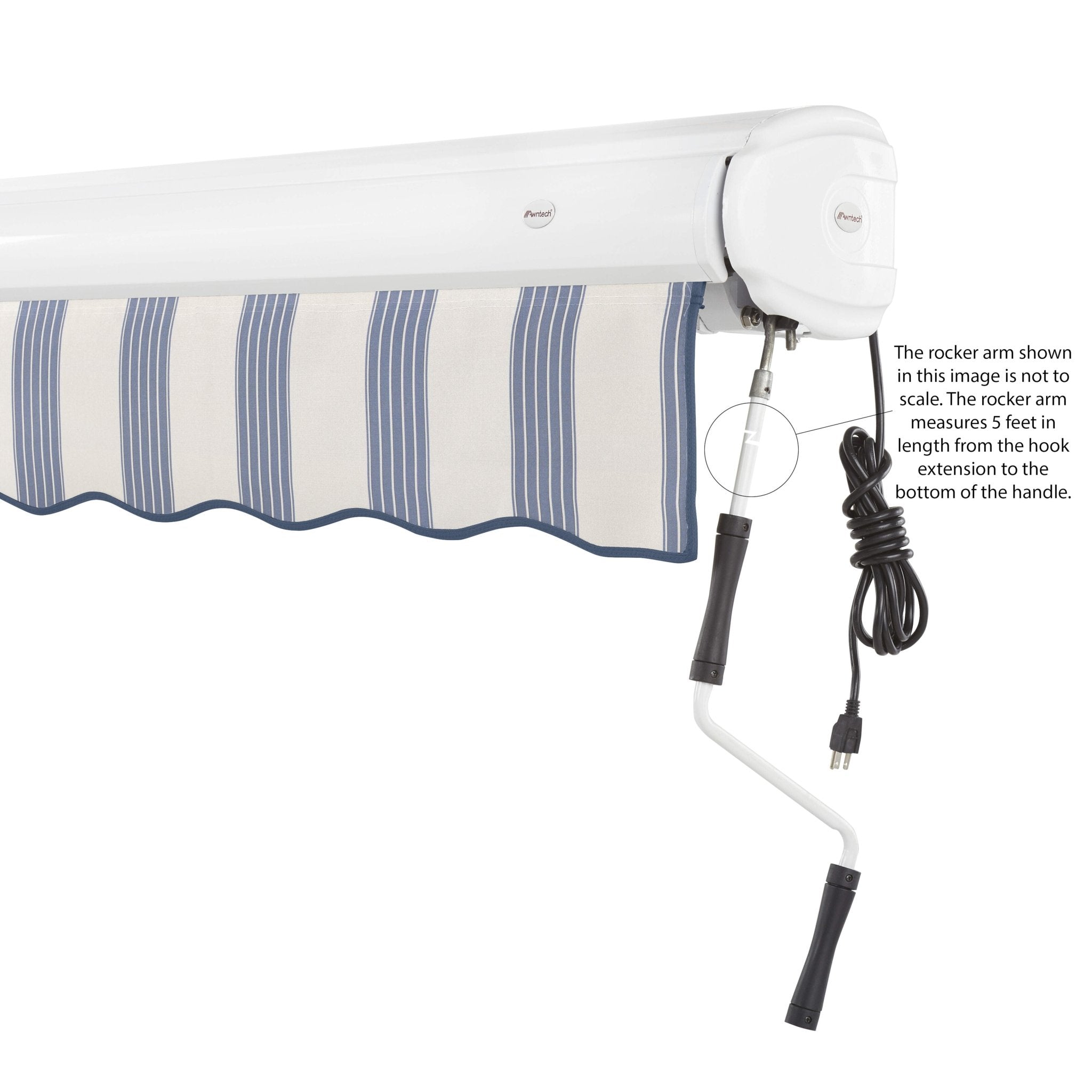 Key West® Right Motor Awning - Awntech Corporation