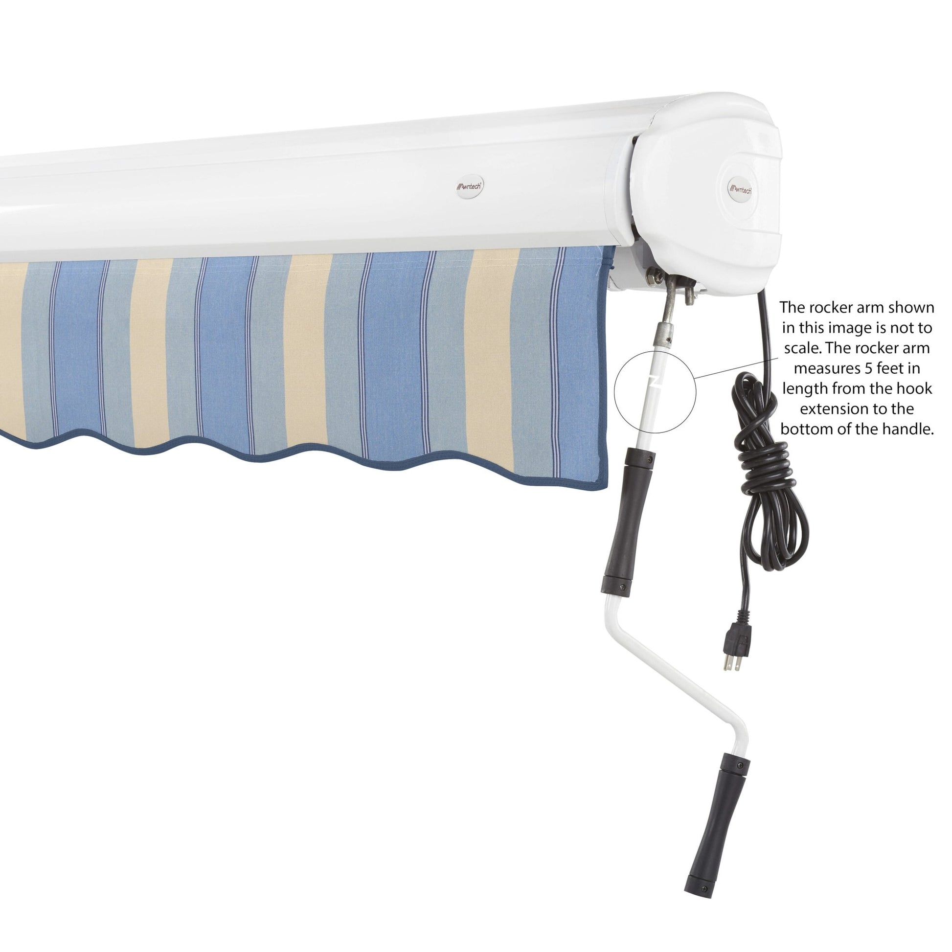Key West® Right Motor Awning - Awntech Corporation